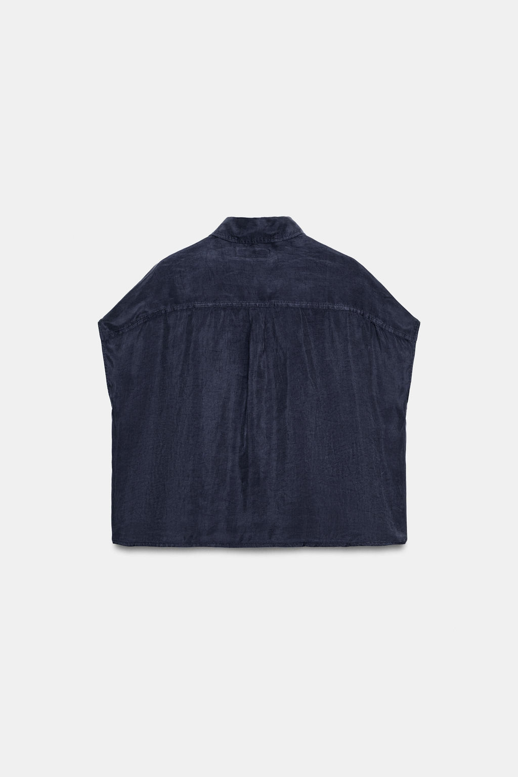 CAMISA FLUIDA OVERSIZE / Marino - Zara фото 2