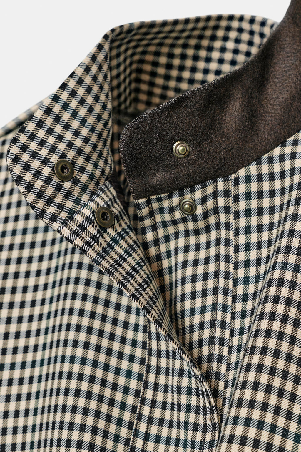 ZW COLLECTION CHECK BOMBER JACKET - Zara фото 16