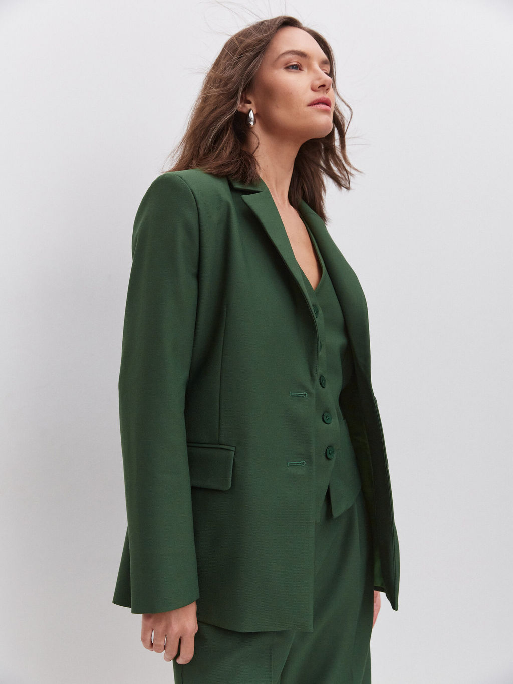 Однобортный жакет из вискозы - TO BE ONE фото 3