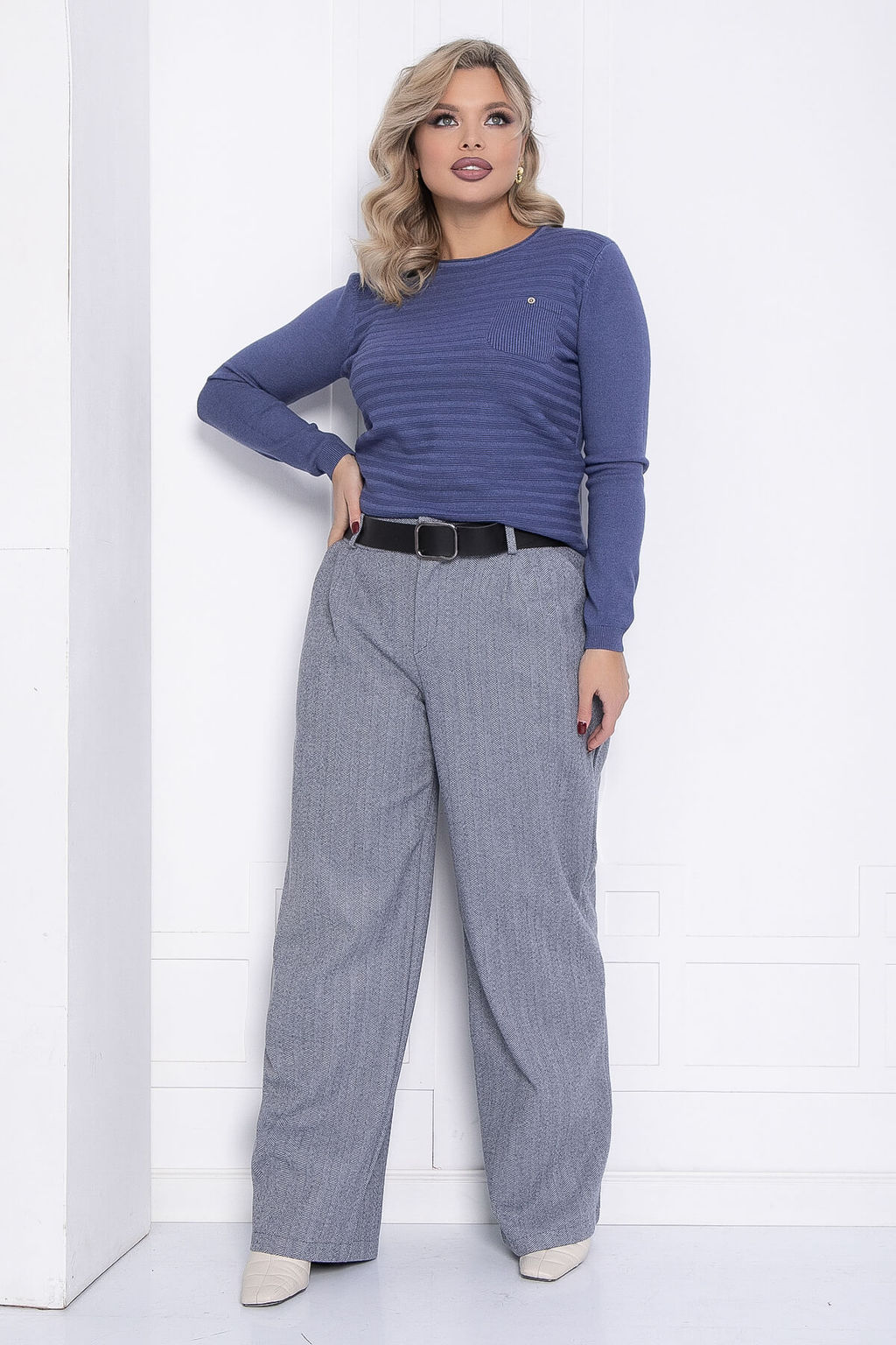 Брюки Киллиан (серые) Б12323-25 - Lt collection фото 7