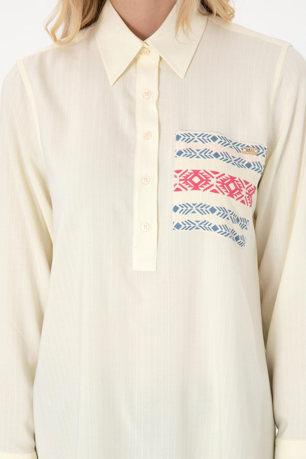 Kad_n Krem Uzun Kollu G_mlek Sepette S_rpriz _ndirim - U.s. polo assn фото 6