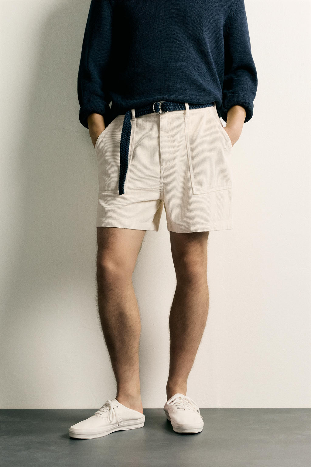 BERMUDA REGULAR FIT PANA / Crudo - Zara фото 2