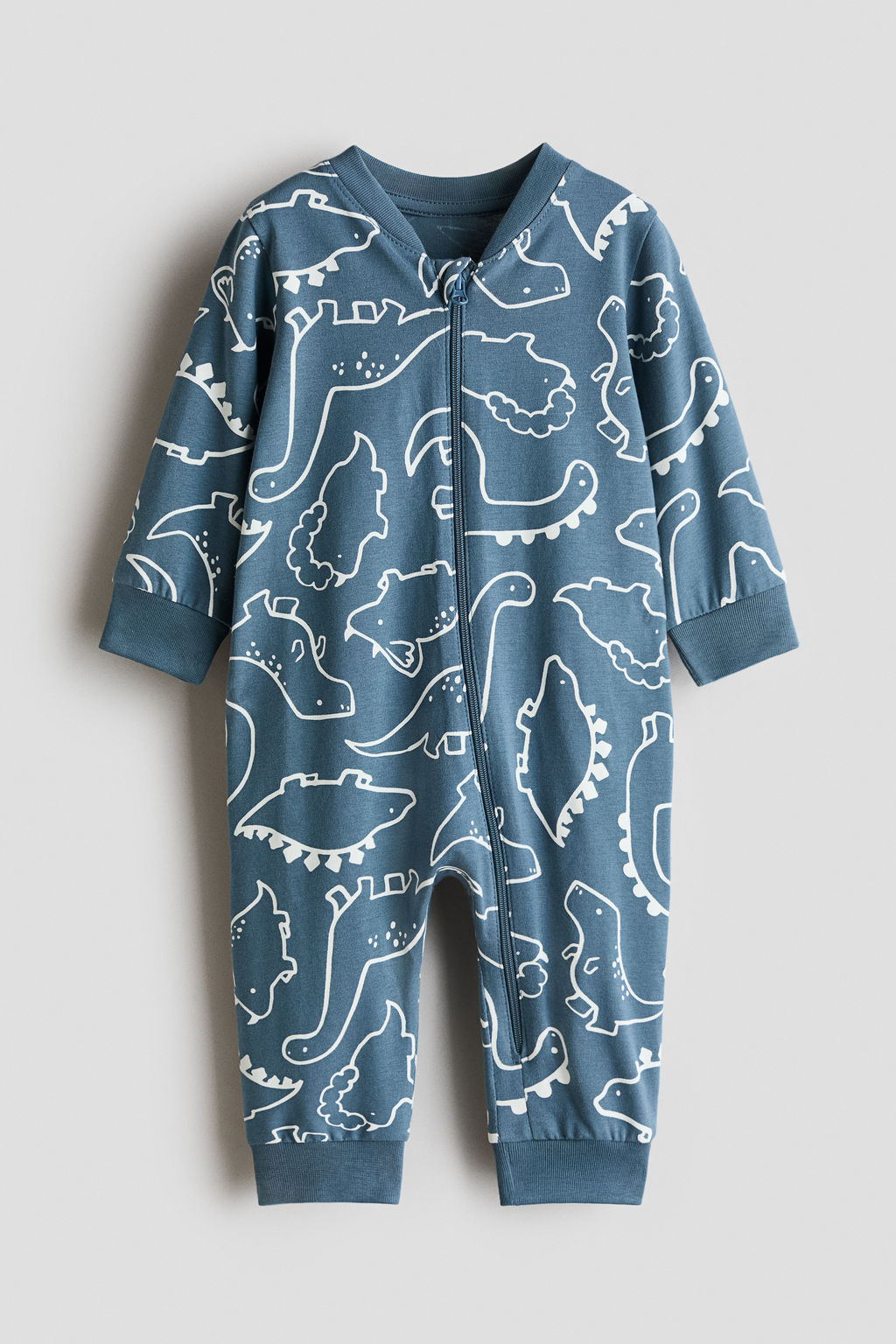 Pijama entero de algod?n con dise?o estampado