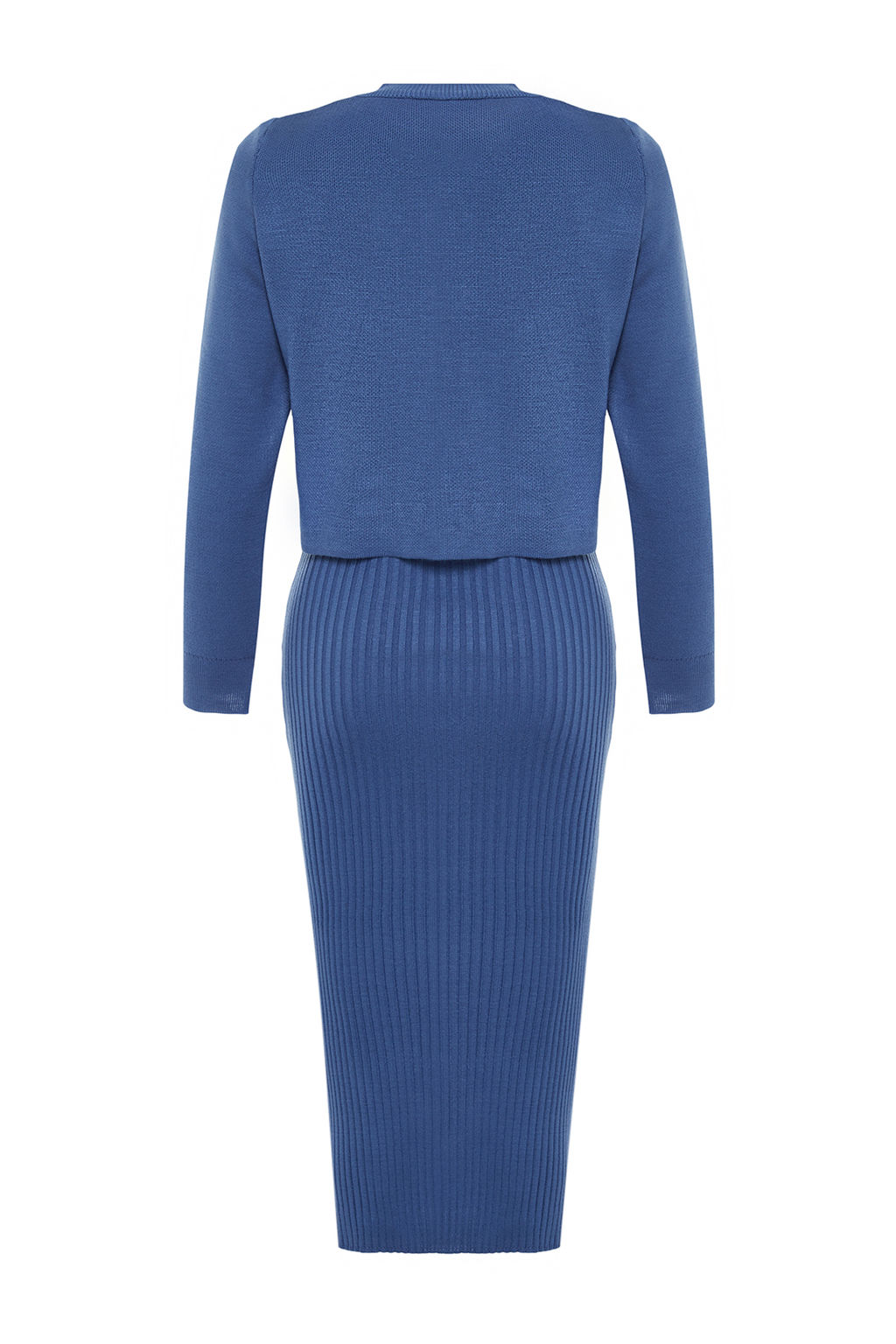 Indigo Duz Midi Elbise TWOSS23EL00738