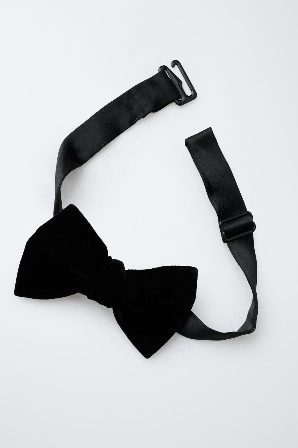 DETACHABLE VELVET BOW TIE SHIRT - Zara фото 6