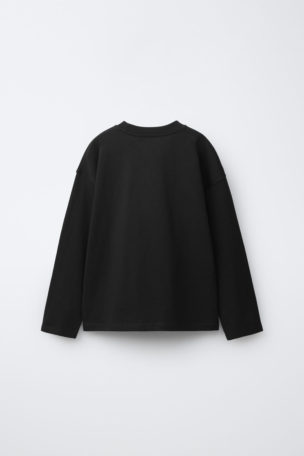 CAMISETA LISA / Negro - Zara фото 2
