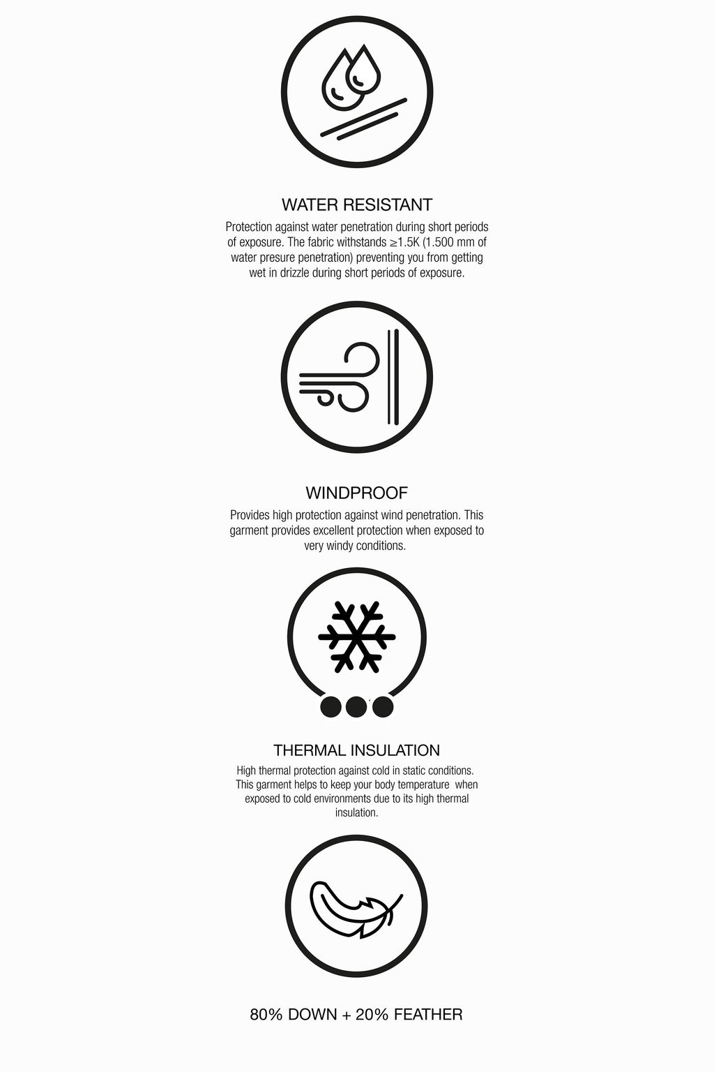 WATER-RESISTANT AND WINDPROOF DOWN PUFFER JACKET WITH BELT RECCO® SYSTEM SKI COLLECTION - Zara фото 13