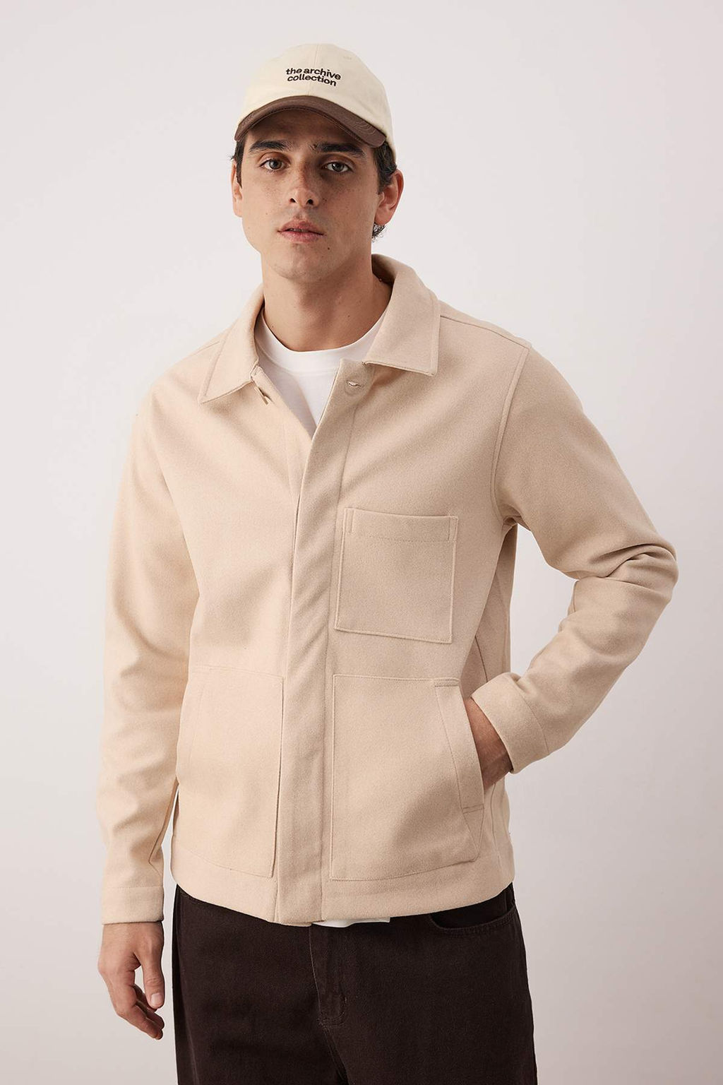 Antrasit Regular Erkek Mont TMNAW26MO00033 - Trendyolmilla фото 28