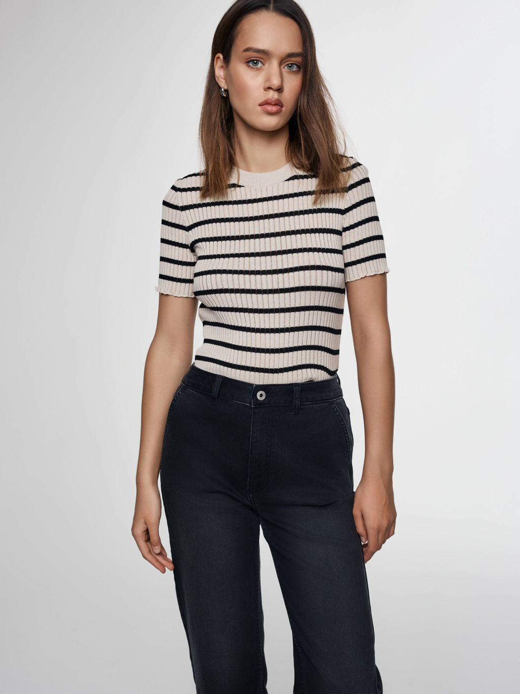 CONTE LDK 2335 Джемпер женский white-black - Conte elegant фото 6