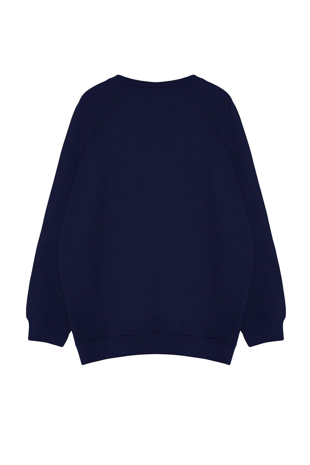 TRENDYOL MAN Lacivert Buyuk Beden Bisiklet Yaka Oversize/Genis Kesim Ici Polarl? Sweatshirt TMNAW24AO00007 - Trendyolmilla фото 33