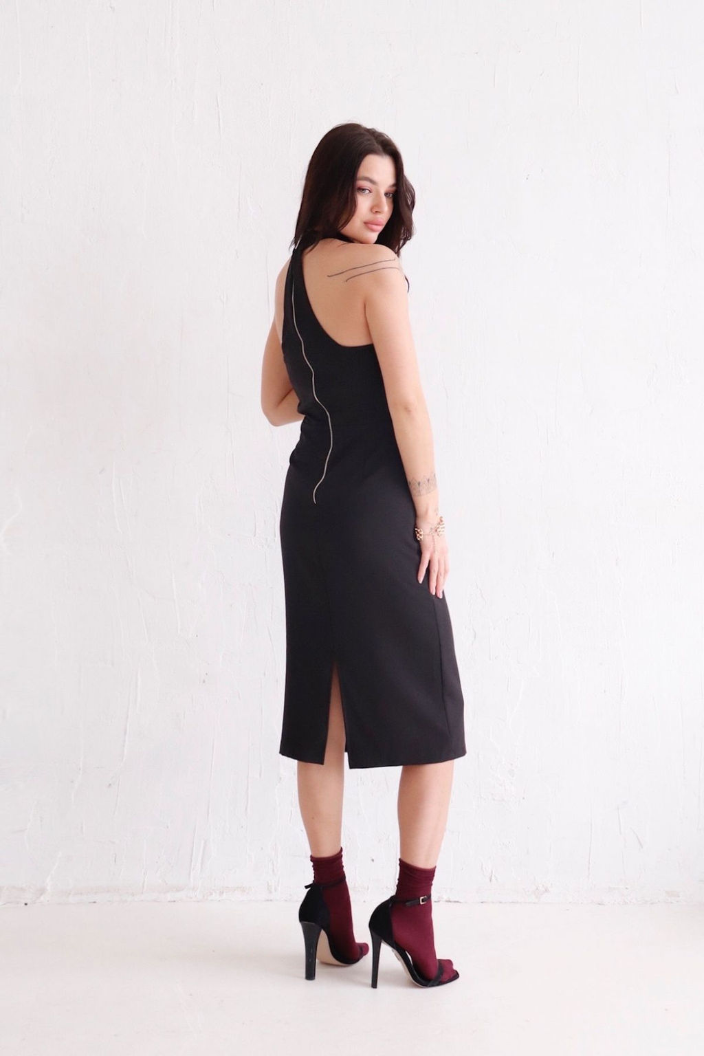 11736 Платье открытое чёрное - Martichelli фото 4