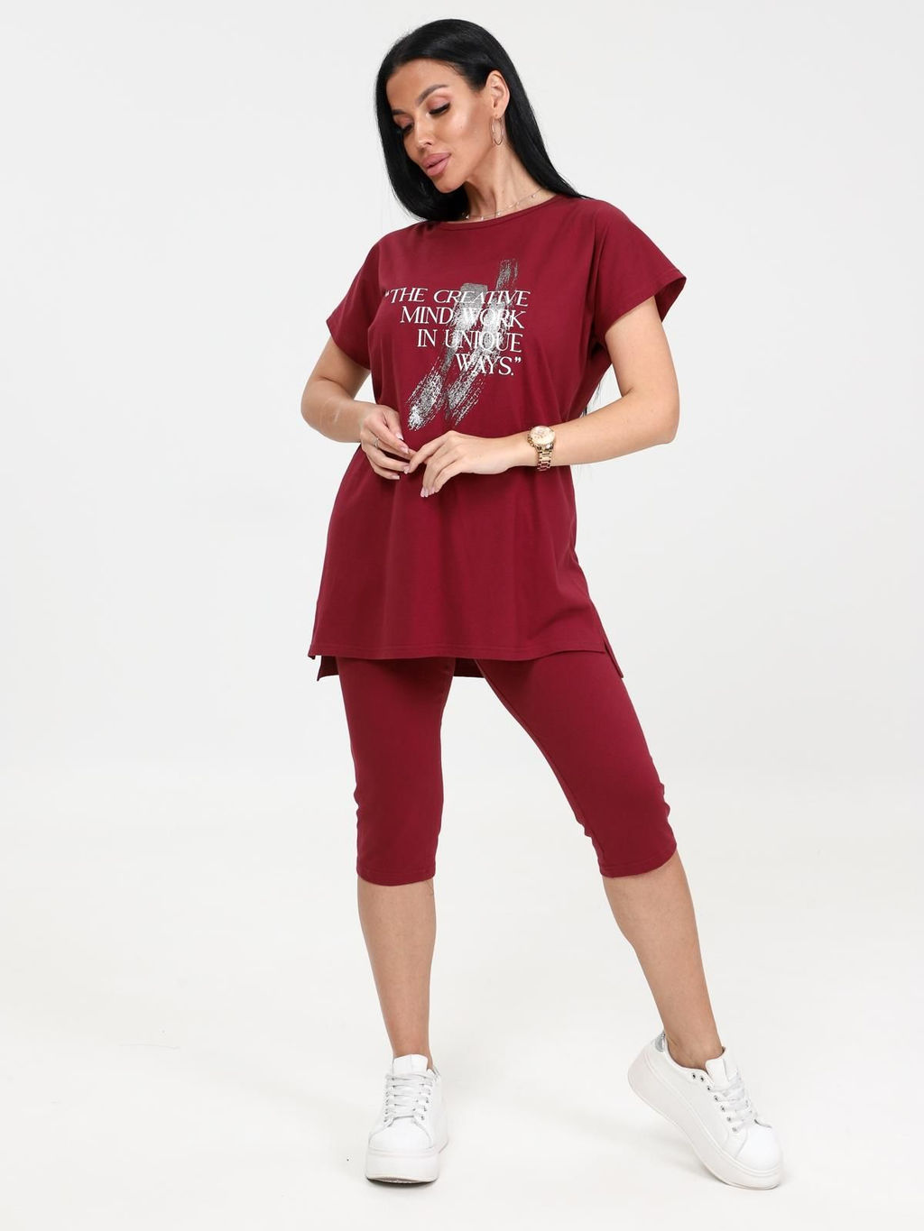 IV-CAPRIZ Эпюр - костюм бордовый