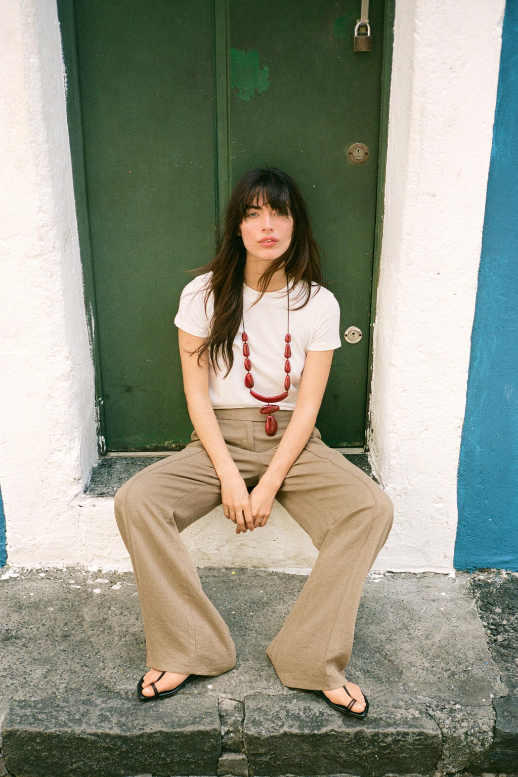 PANTAL?N RECTO NERVIO / Tostado - Zara фото 4