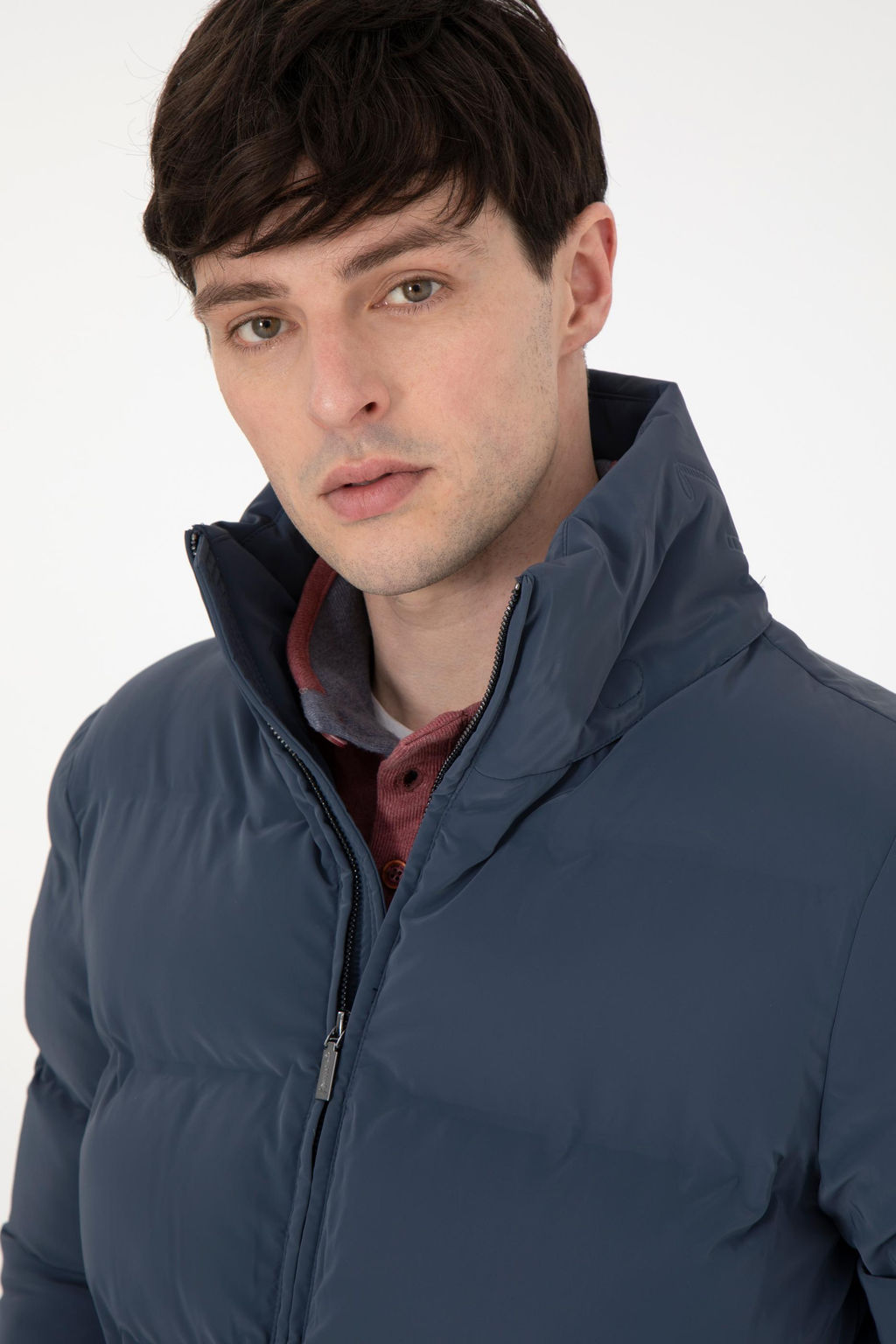 Мужское пальто цвета индиго Неожиданная скидка в корзине - U.s. polo assn фото 2