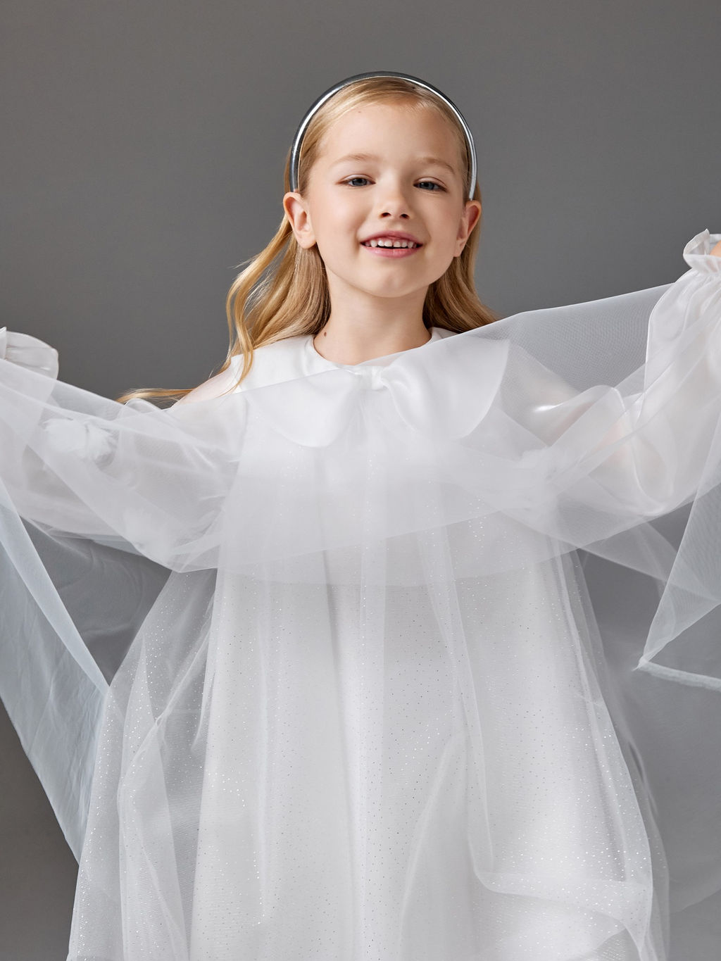 ACOOLA / Платье детское для девочек Eleya молочный  фото 2