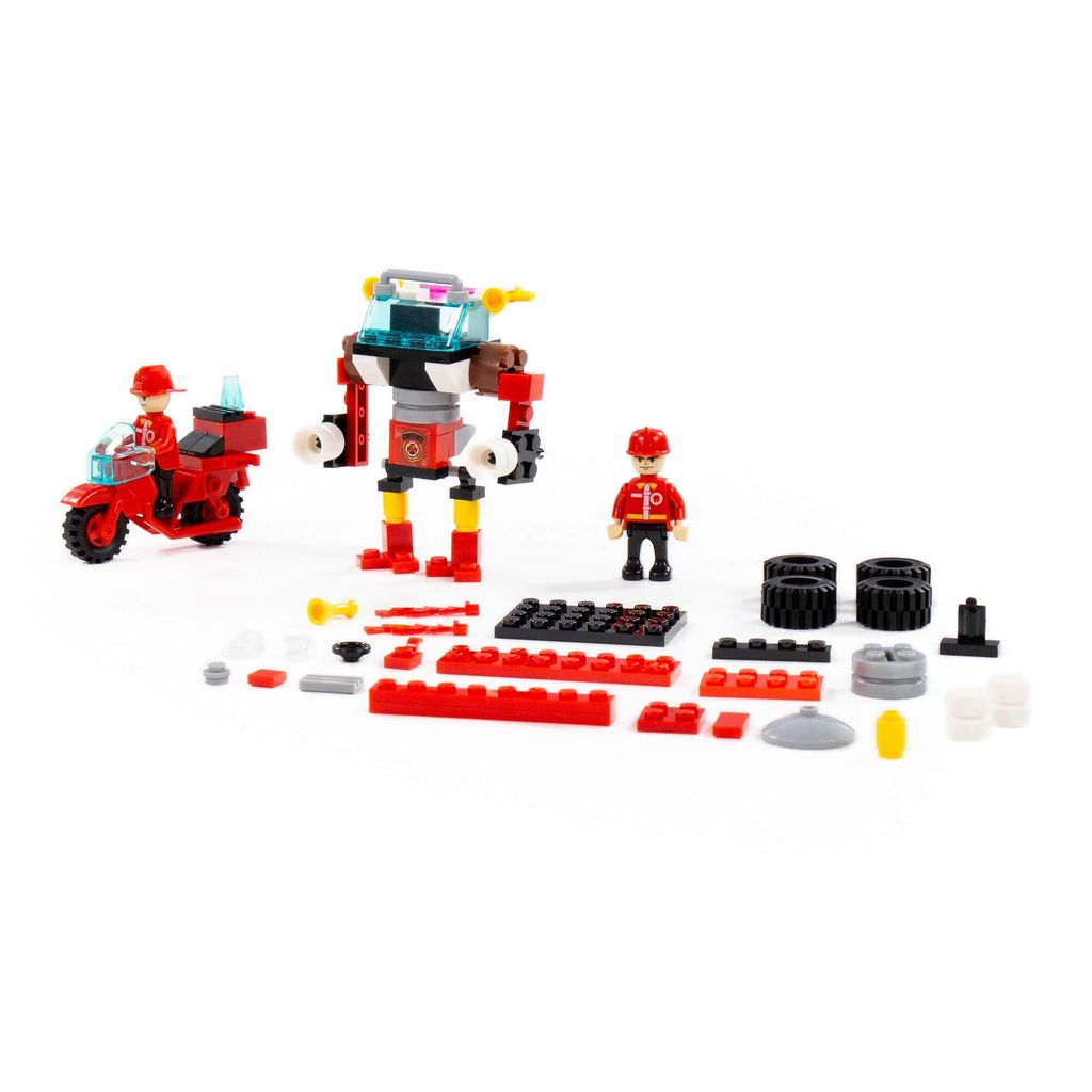 Конструктор Классик Пожарная служба-1.6 (107 элементов) (в коробке) - Полесье фото 8