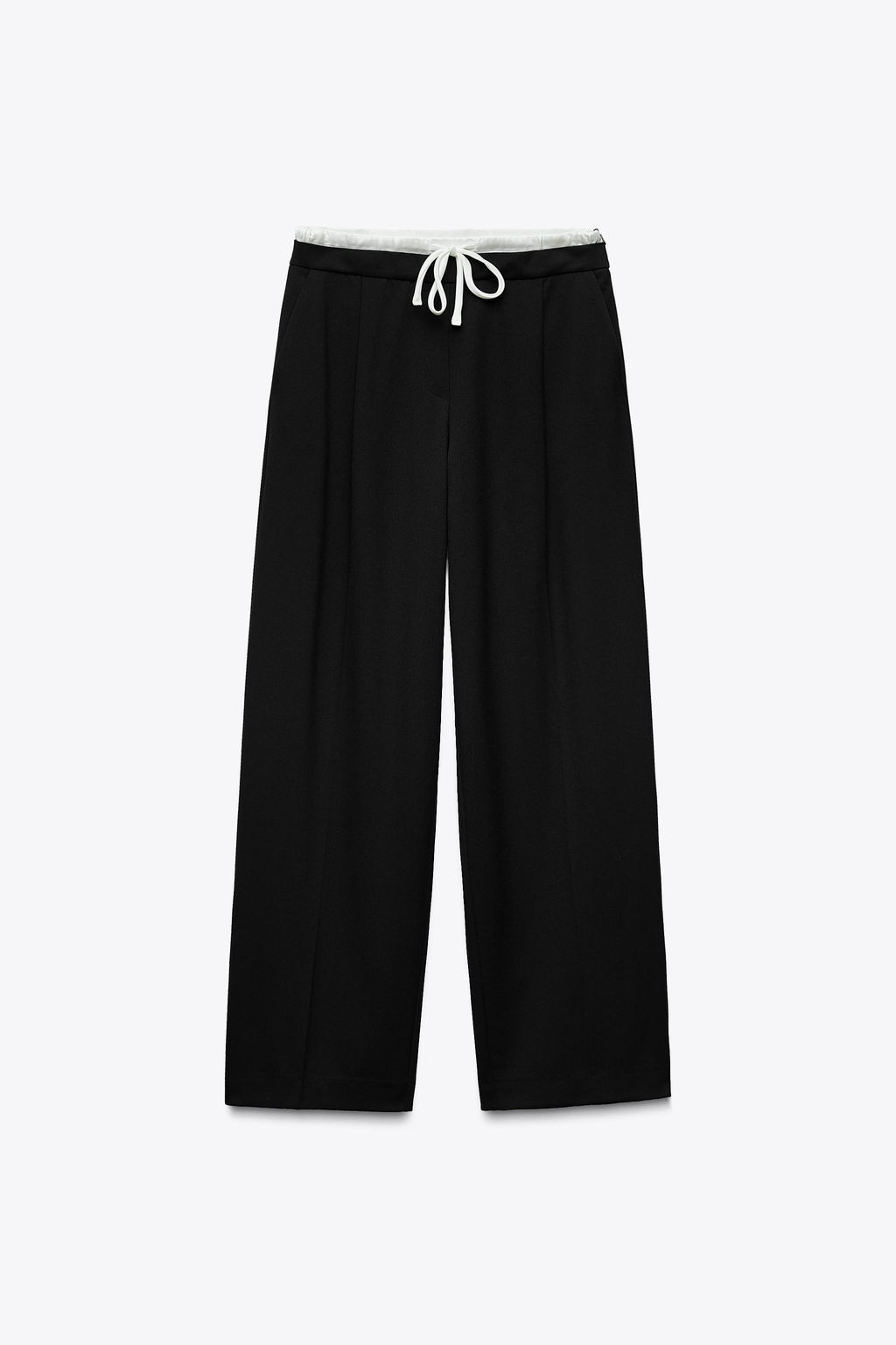 WIDE-LEG TROUSERS WITH DOUBLE WAISTBAND - Zara фото 58