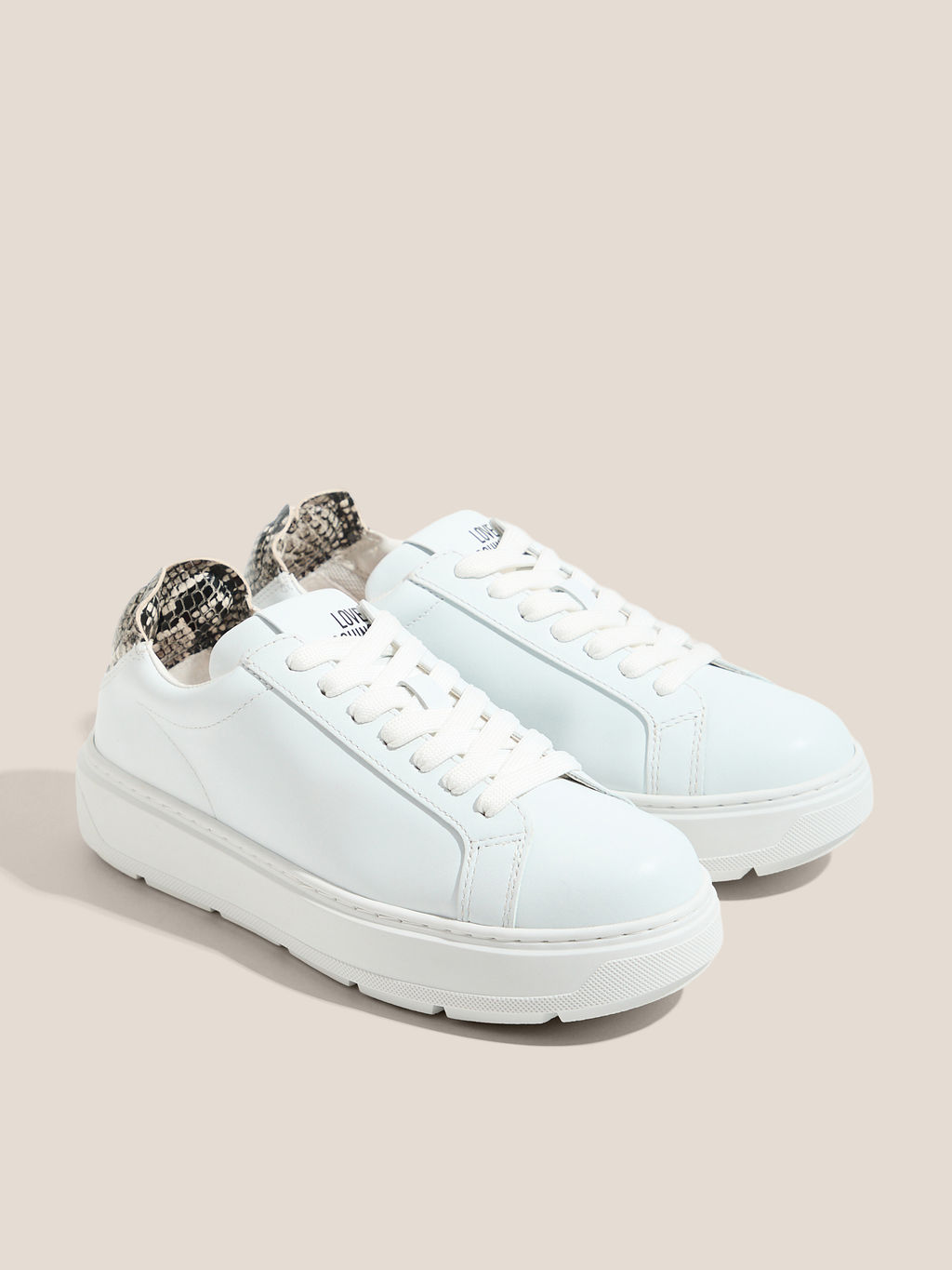 Женские кеды LOVE MOSCHINO BOLD LOVE Артикул 4562569, белый  фото 2