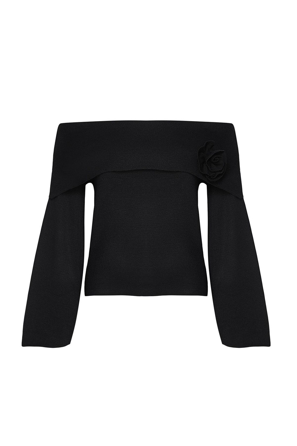 Bordo Gul Detayl? Carmen Yaka Triko Kazak TWOAW25KZ00373 - Trendyolmilla фото 9