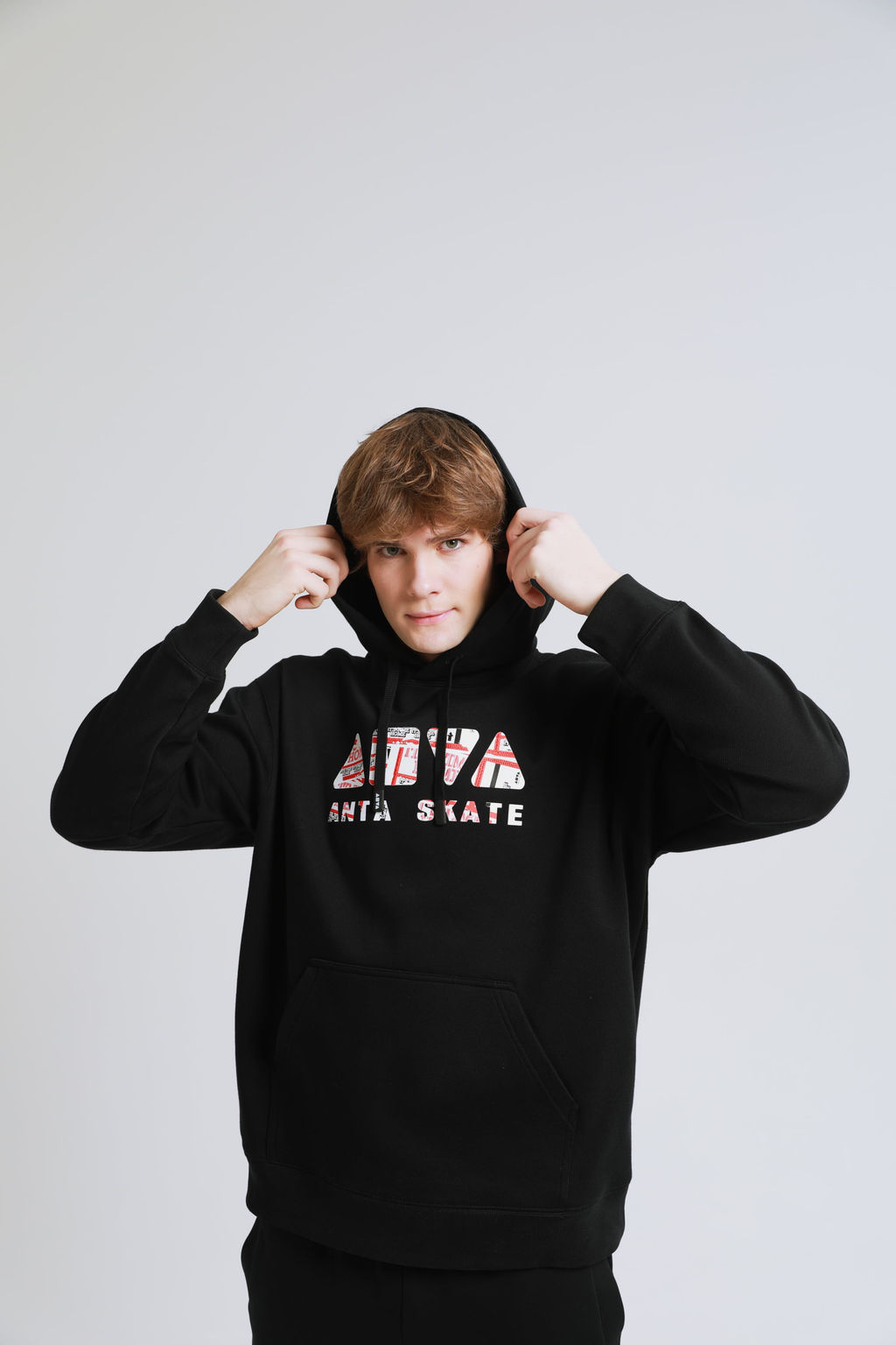 Худи с флисом Чёрный - Anta фото 5