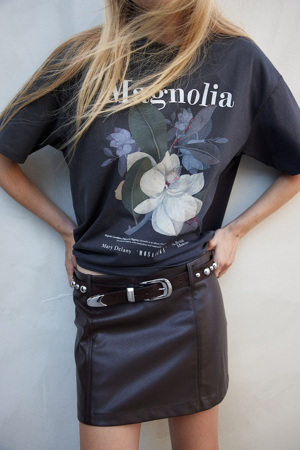 Camiseta oversize con motivo estampado - H&m фото 2