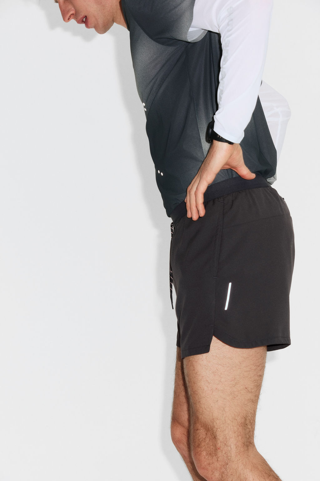 Pantal?n corto de running Lightweight Quick Dry - H&m фото 4