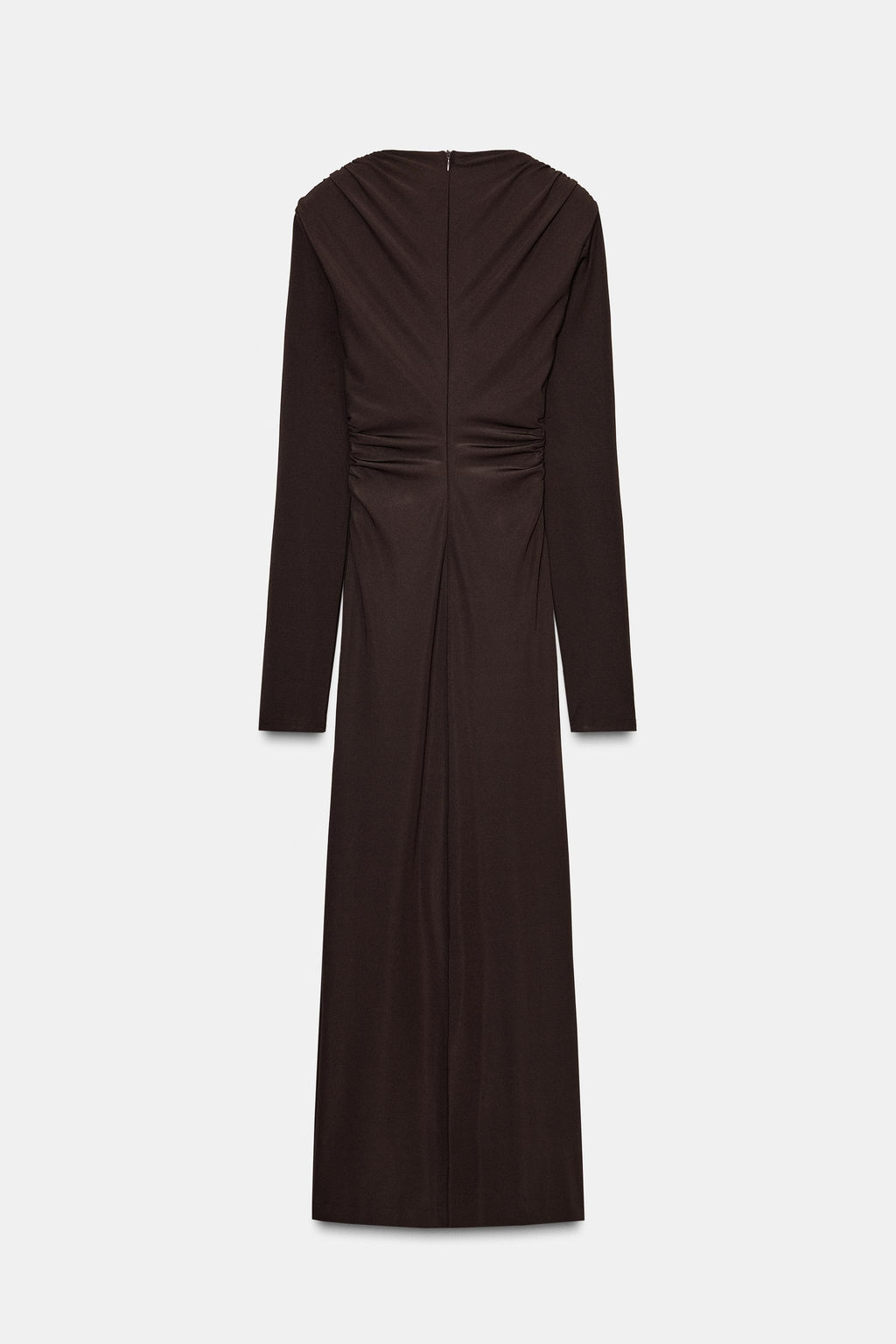 DRAPED MIDI DRESS - Zara фото 7