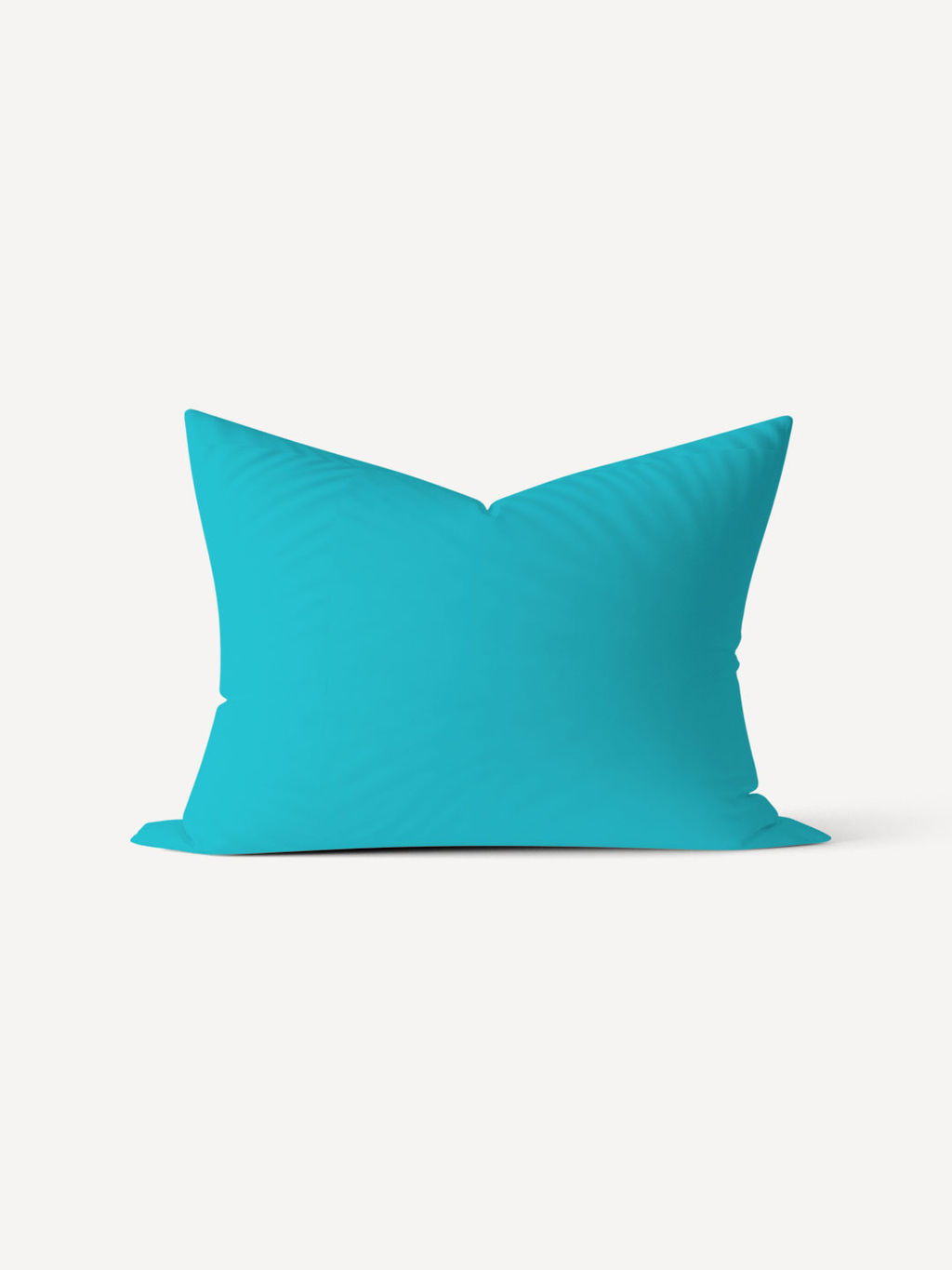 Наволочка поплин гладкокрашеный - Бирюза 50х70