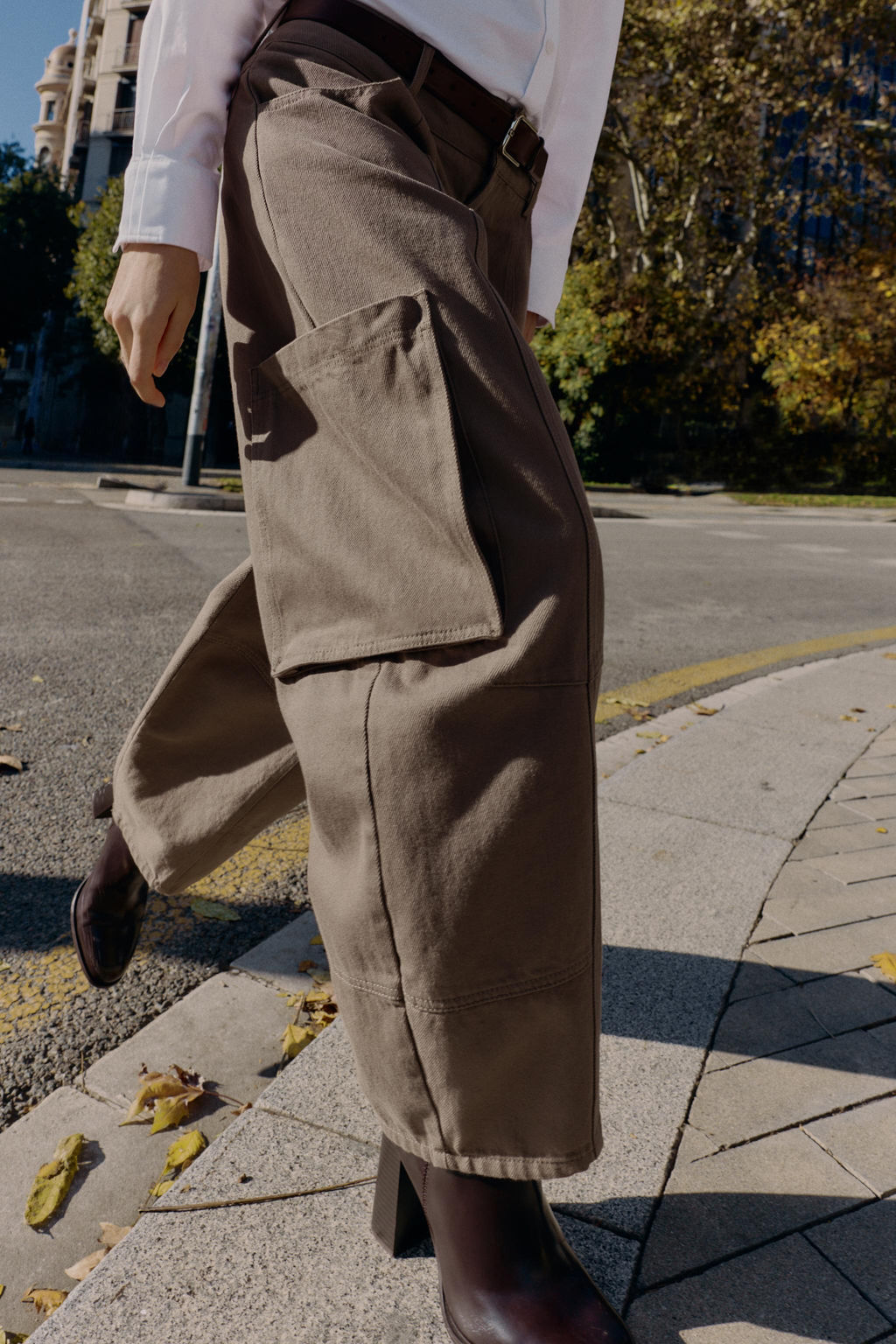 CARGO BALLOON TROUSERS - Zara фото 6