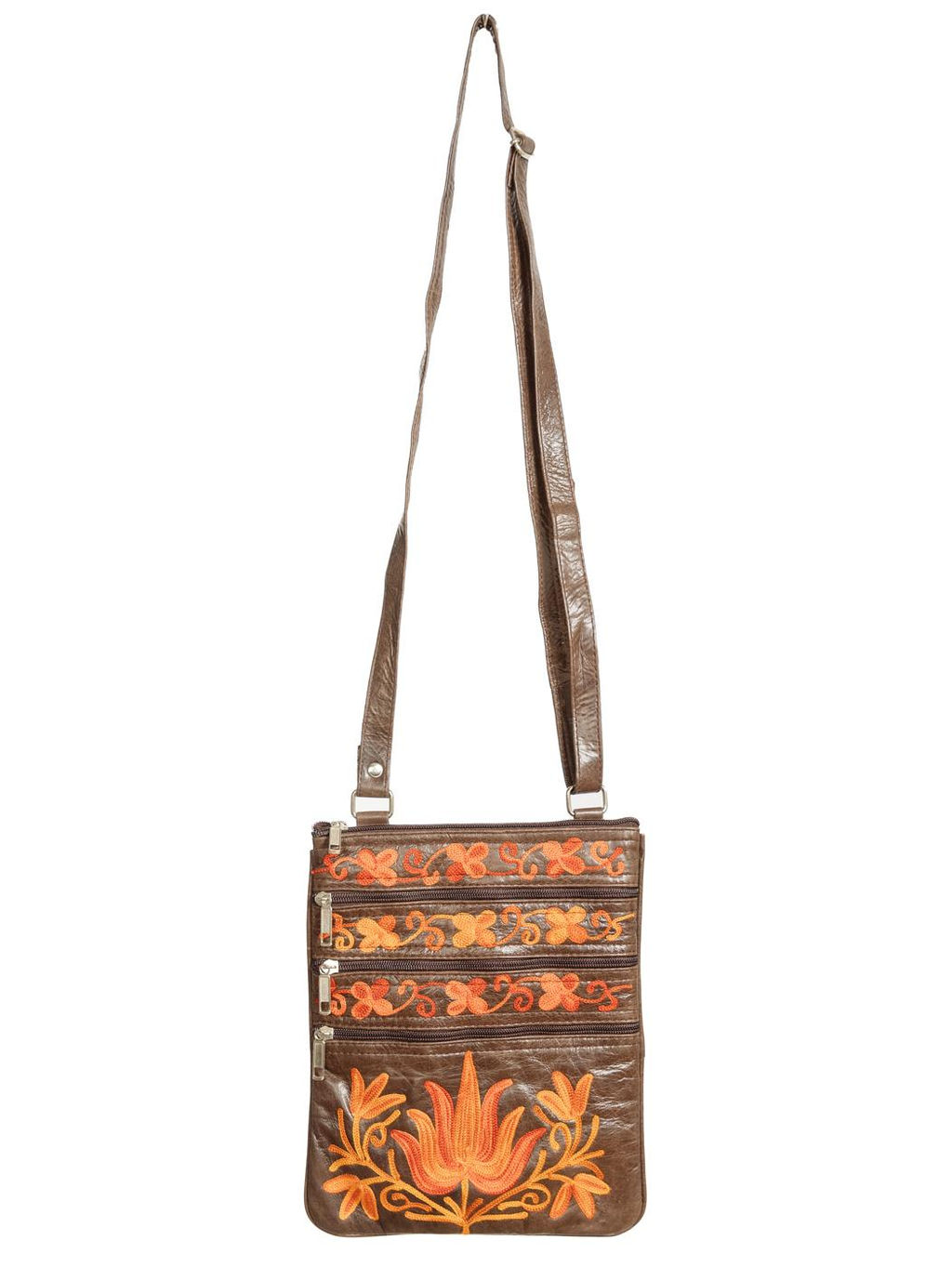 Сумка натуральная кожа через плечо №1114/63 - Ганг фото 2