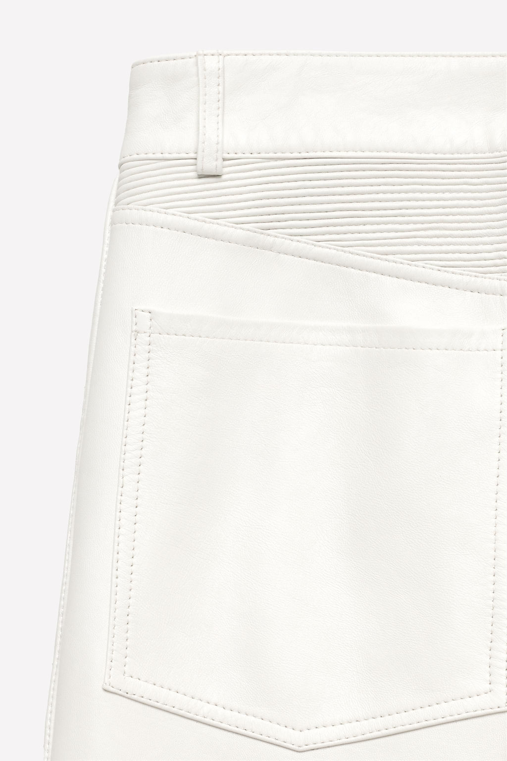 LEATHER BIKER TROUSERS LUDOVIC DE SAINT SERNIN x ZARA  фото 4