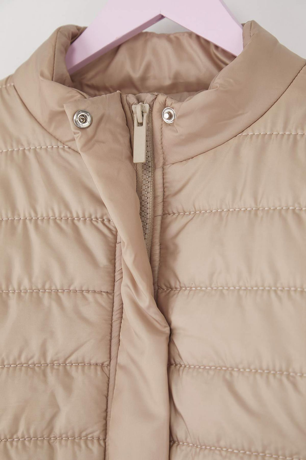 Gold Duz/Basic Kal?n Dik Yaka Regular K?z Cocuk Mont TKDAW26MO00015 - Trendyolmilla фото 2