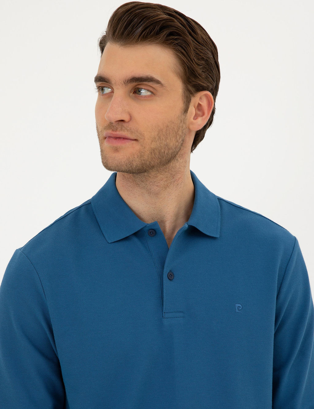 A__k Lacivert Slim Fit Basic Sweatshirt - Pierre cardin фото 2