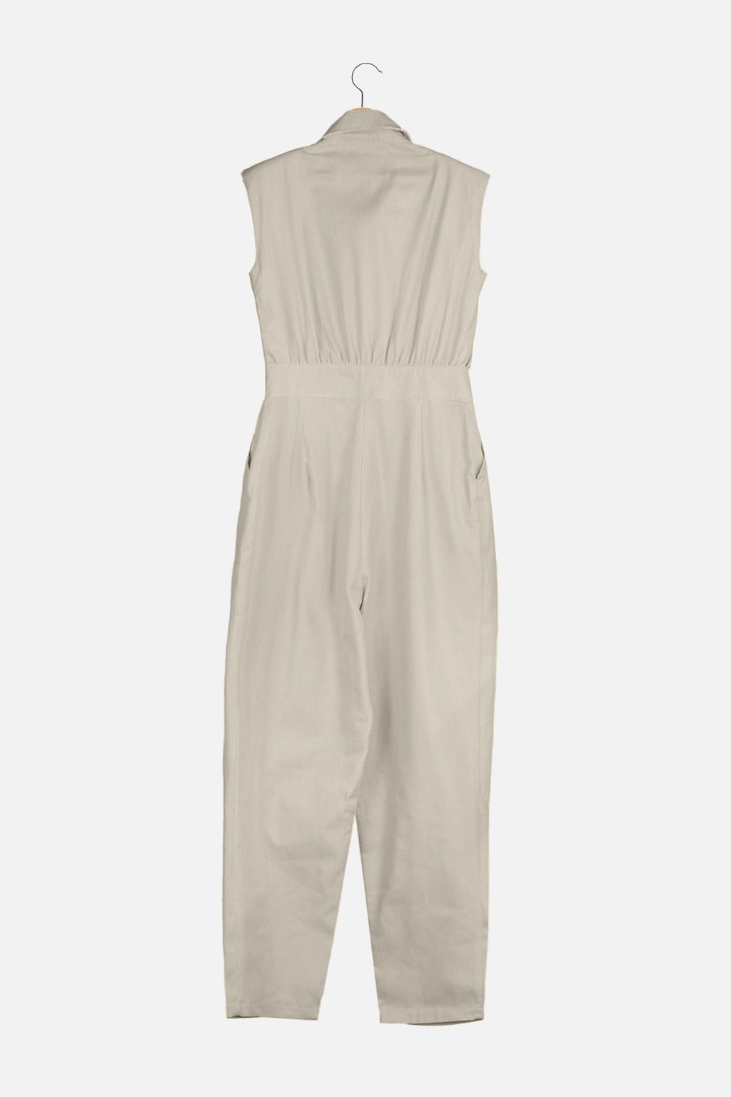 Tas Gomlek Yaka Kolsuz Gabardin Dokuma Tulum TWOSS21TU0233