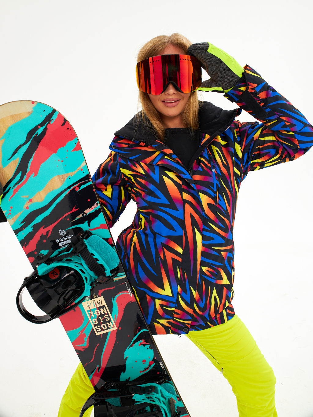 Женская горнолыжная сноубордическая куртка Alpha Endless Ultra Chaleur SNB 423/316_1 Разноцветный  фото 25