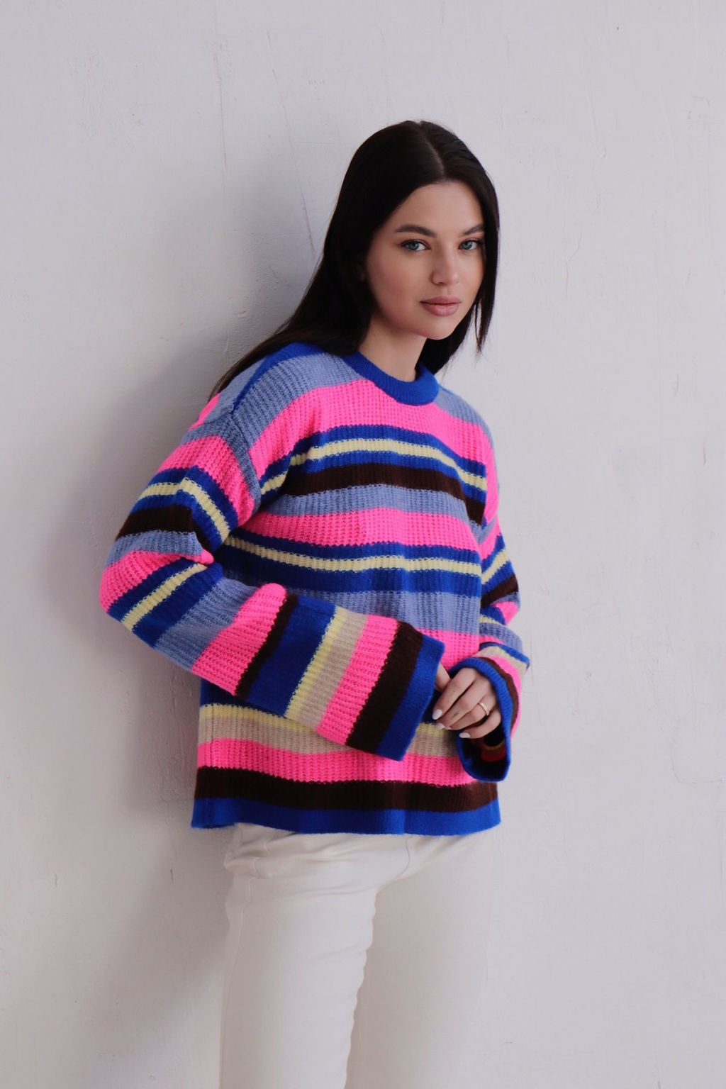 11191 Джемпер в полоску - Martichelli фото 15