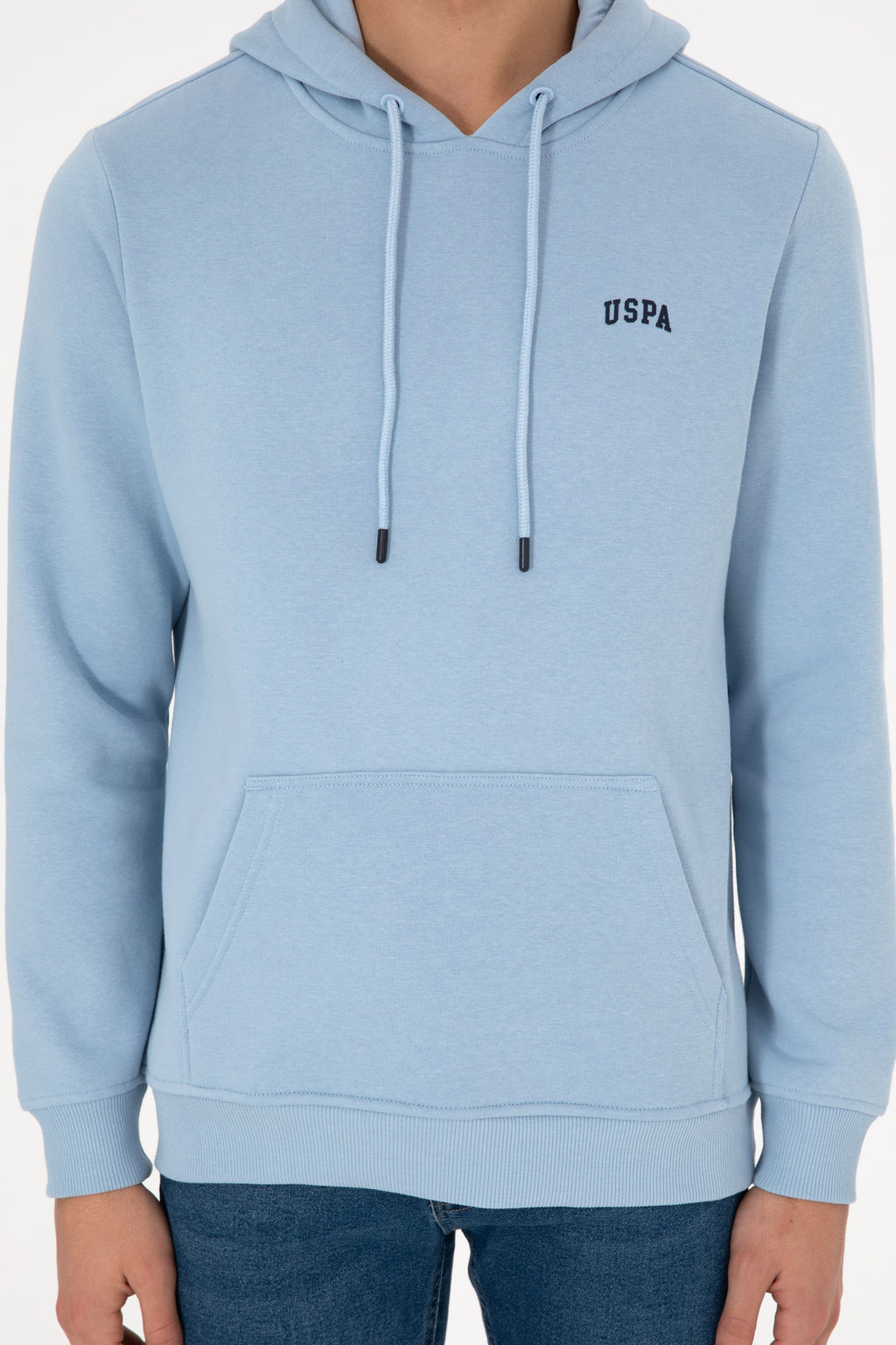 Мужской голубой базовый свитшот Неожиданная скидка в корзине - U.s. polo assn фото 14
