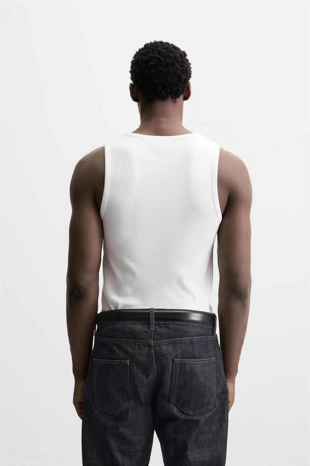 BASIC RIBBED TANK TOP - Zara фото 11