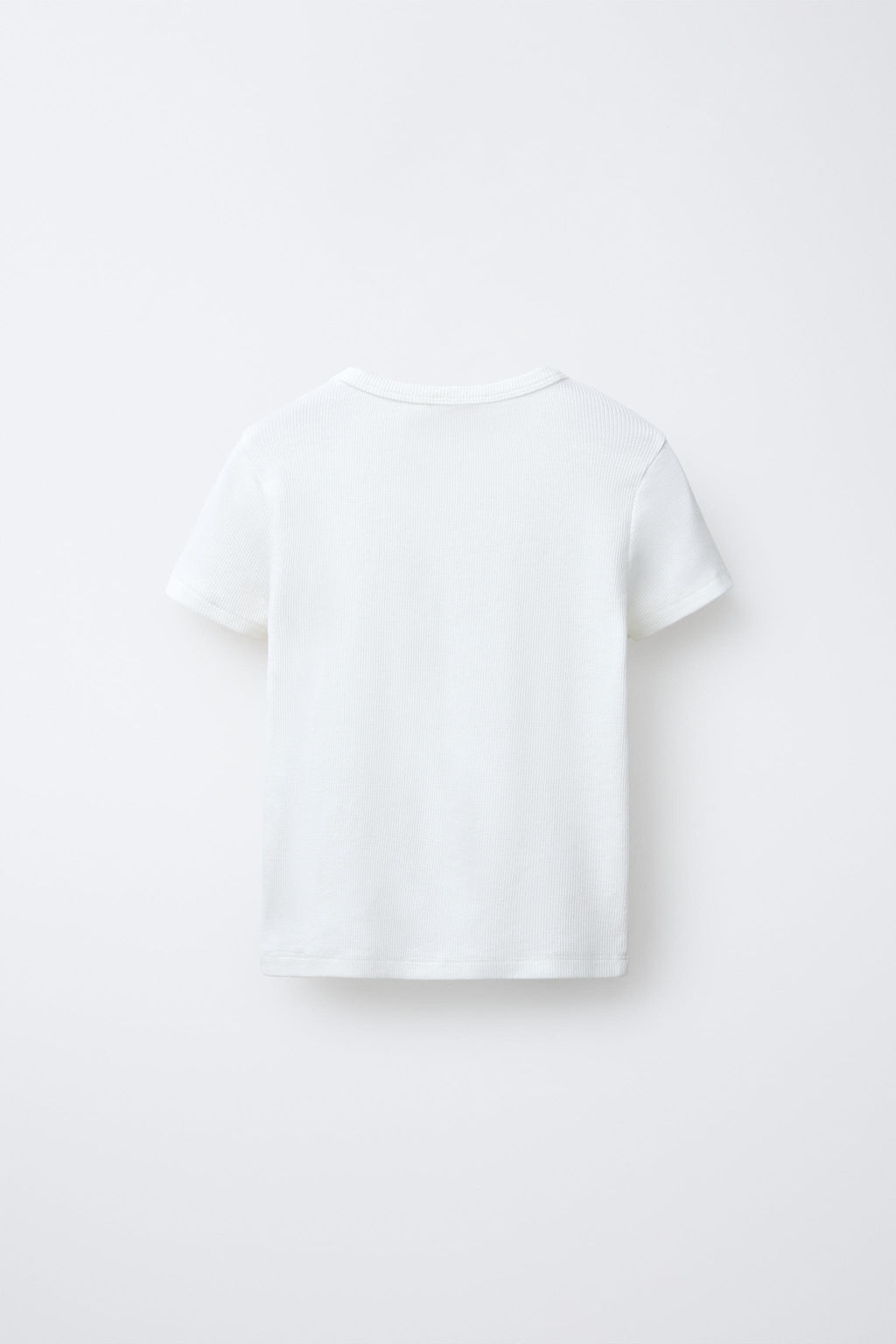 CAMISETA RIB ESTAMPADO OSO / Blanco - Zara фото 2