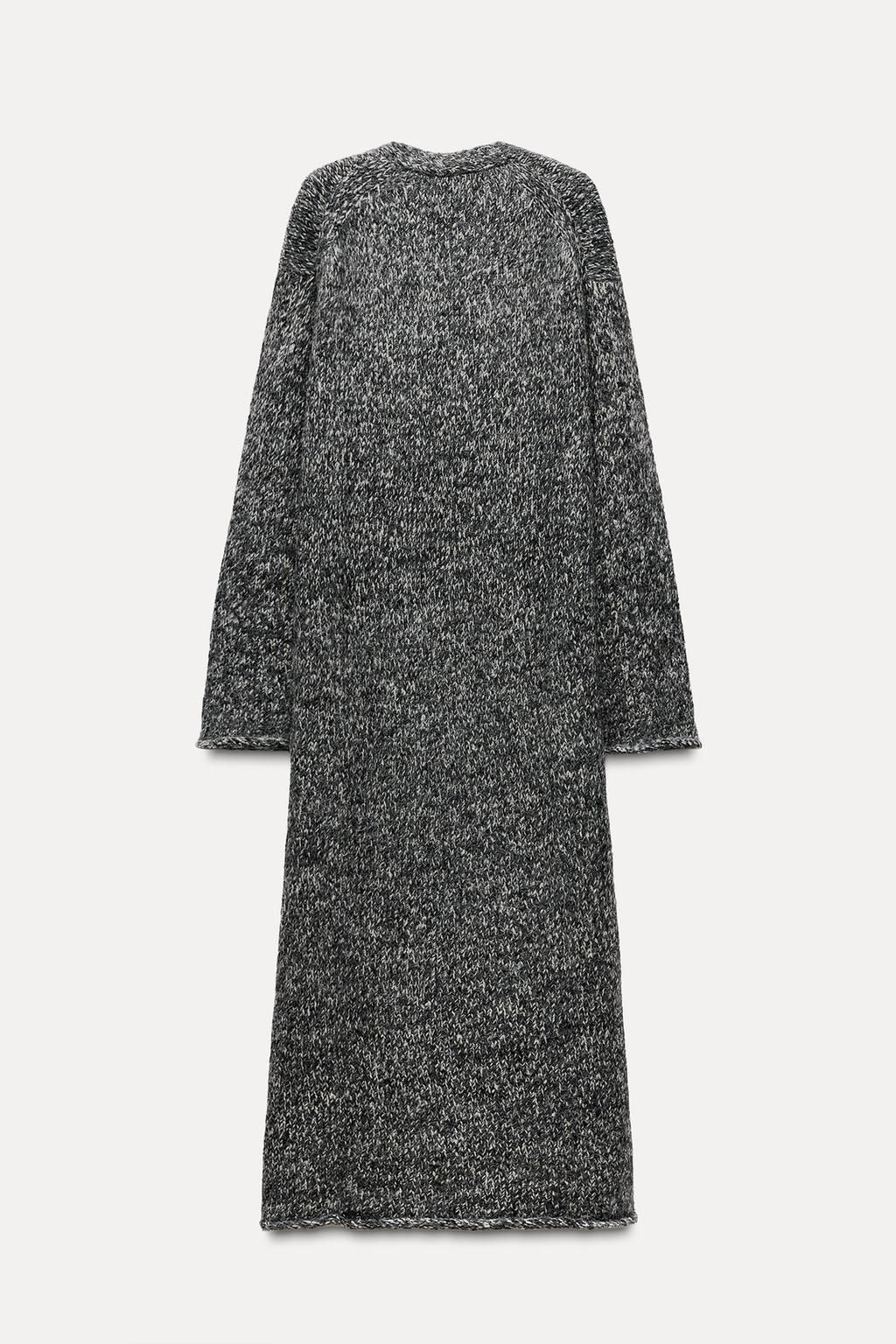 KNIT DRESS WITH ROLLED TRIMS - Zara фото 4