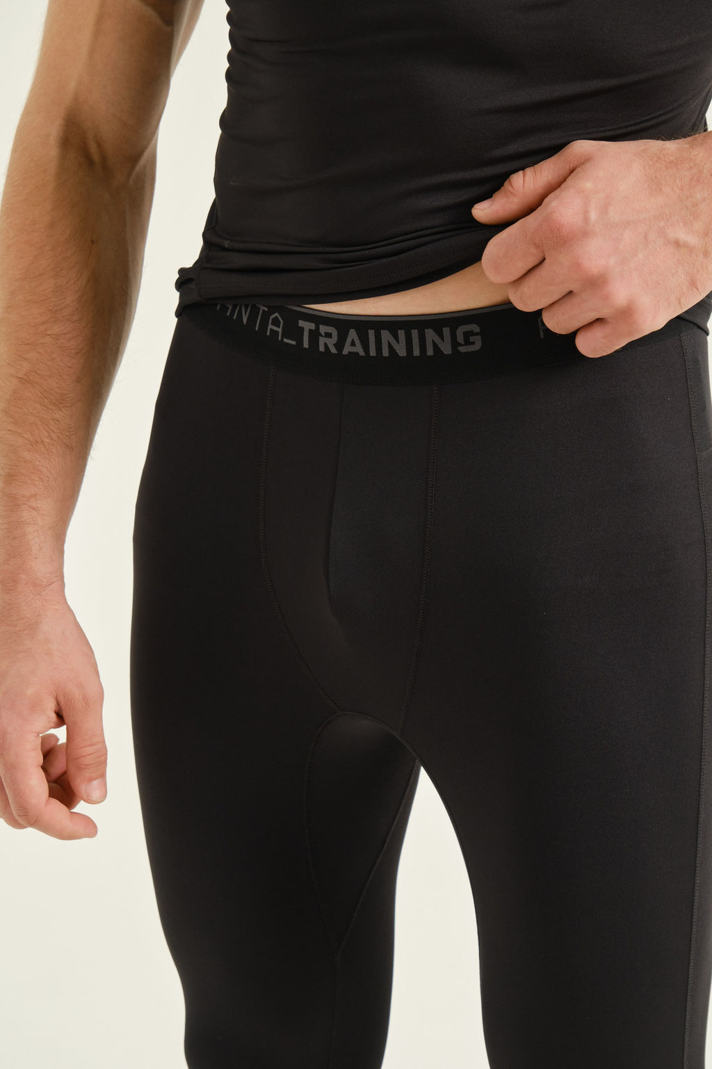 Тайтсы 3/4 Черный - Anta фото 4