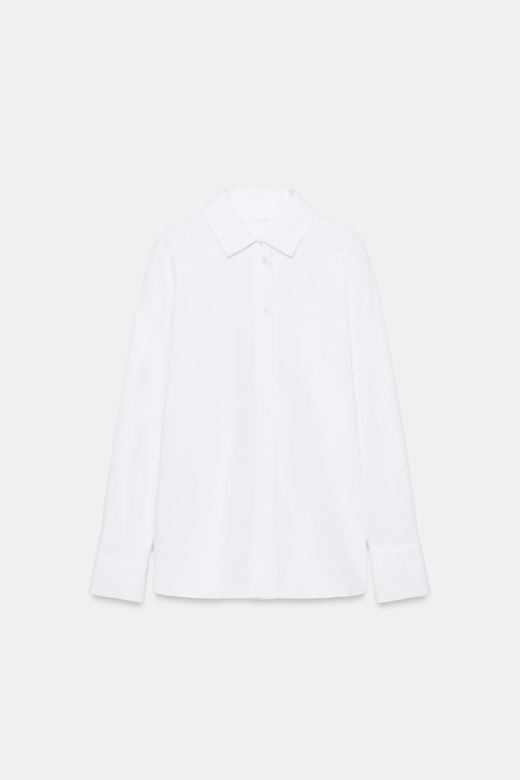 CAMISETA ALGODON 100% BOTONES / blanco - Zara фото 7