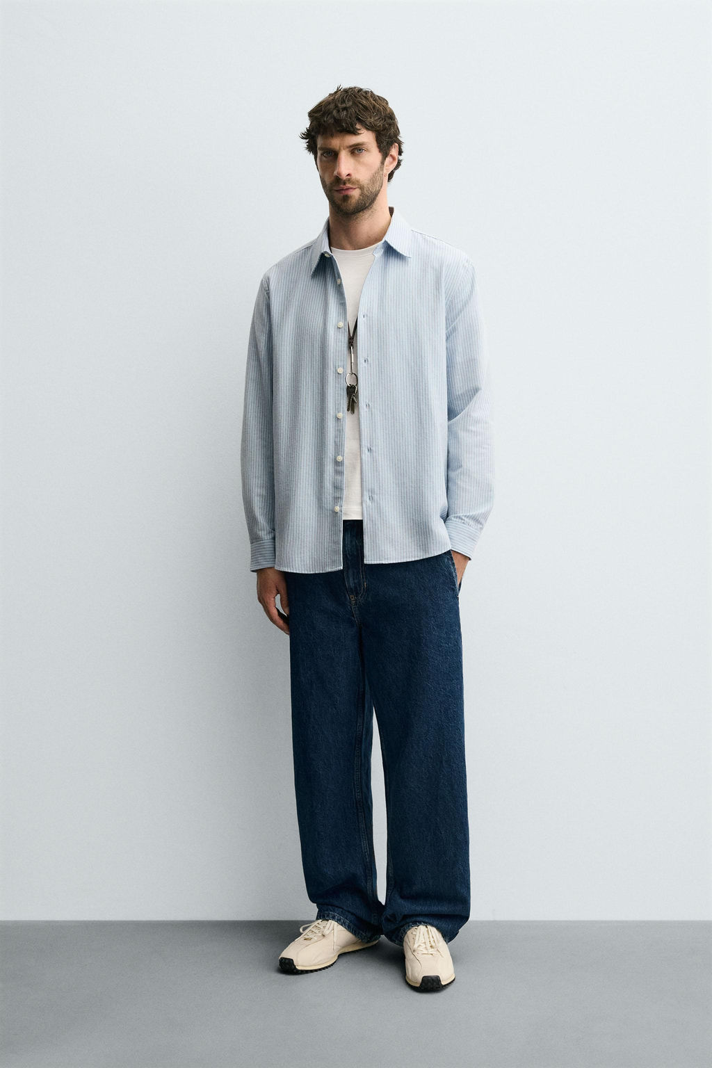 STRIPED REGULAR FIT SHIRT