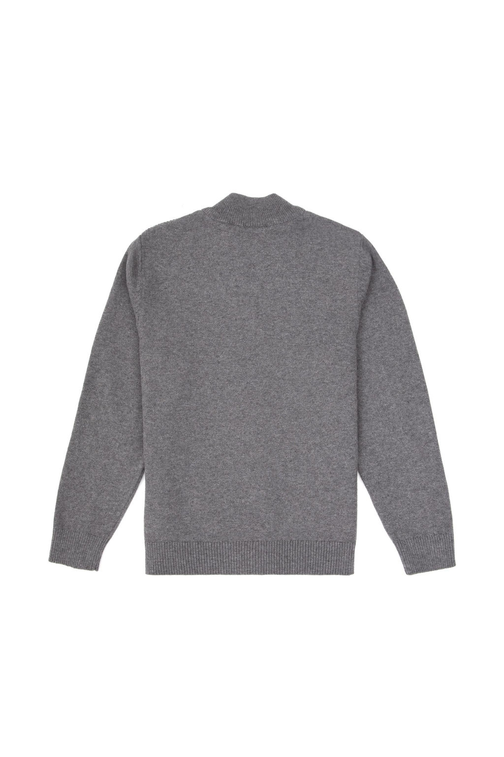 Erkek _ocuk Gri Melanj Fermuarl_ Triko H_rka - U.s. polo assn фото 2