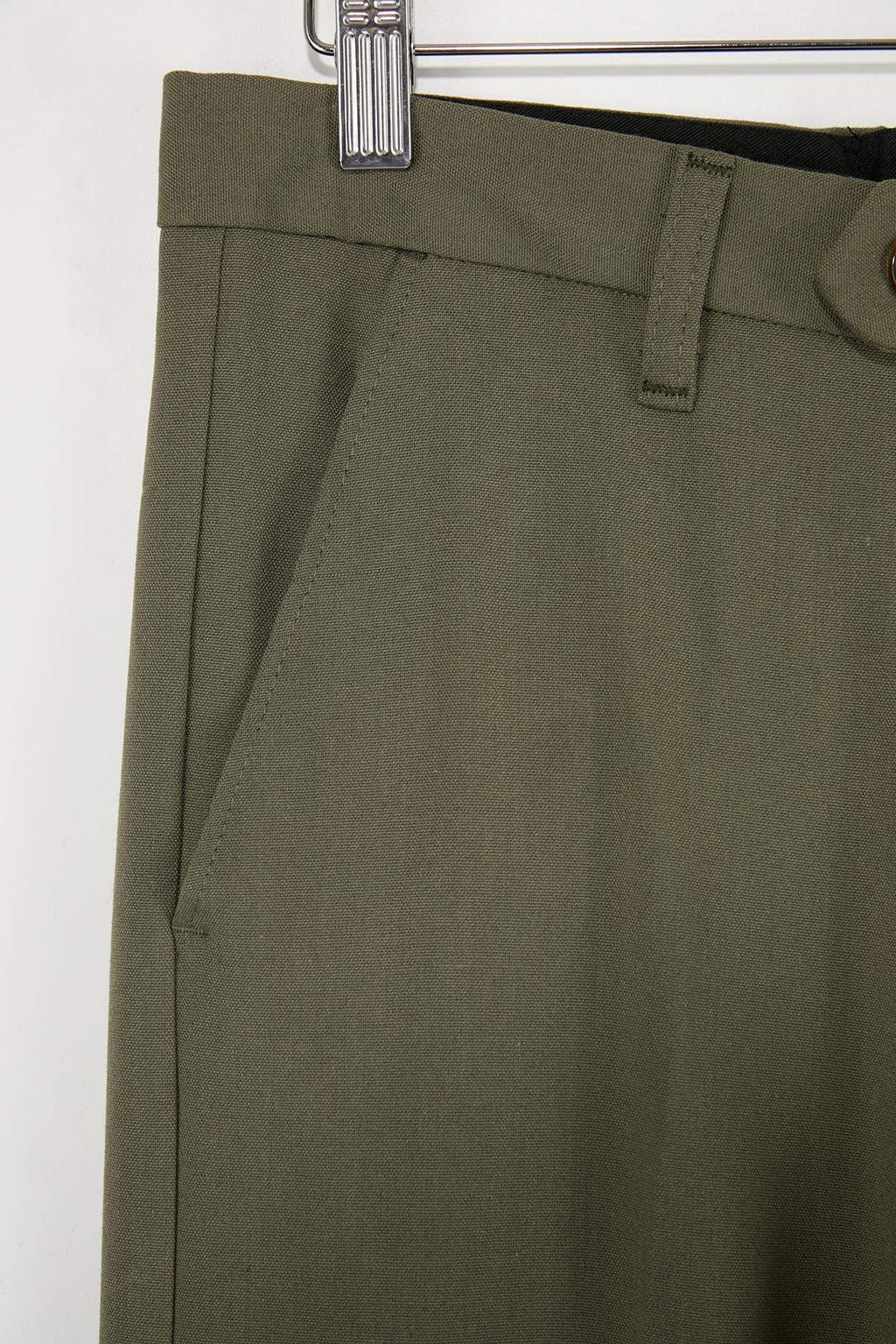 Haki Esnek Likral? Slim Fit Bilek Boy Erkek Pantolon TMNSS26PL00019