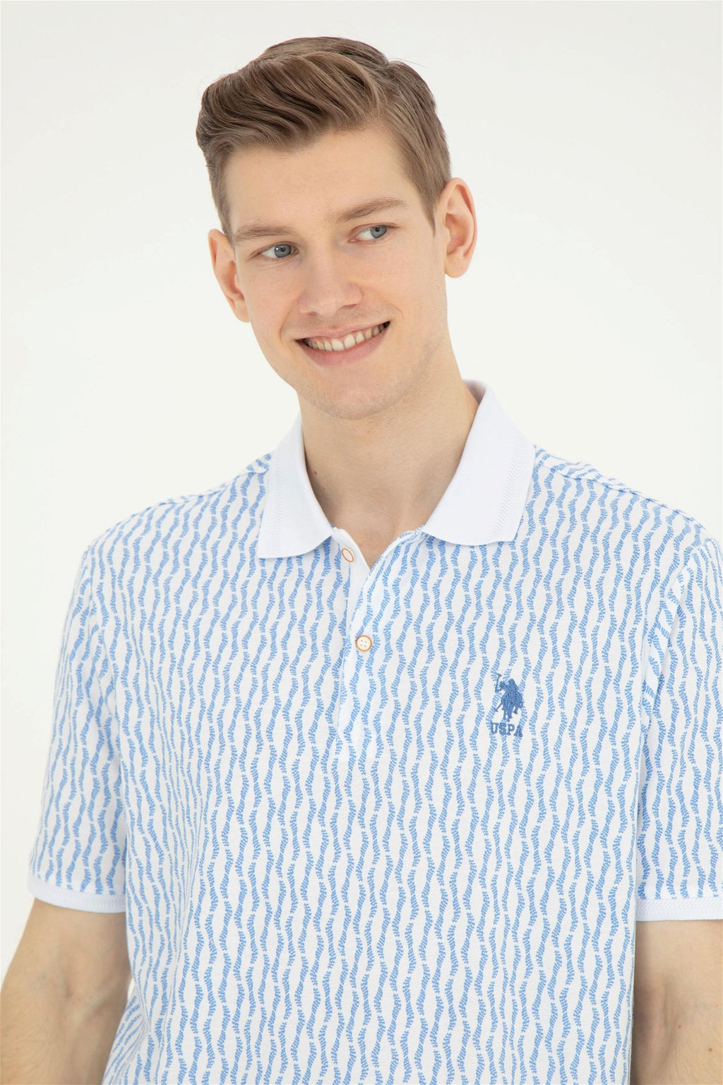 Мужская темно-синяя футболка - U.s. polo assn фото 2