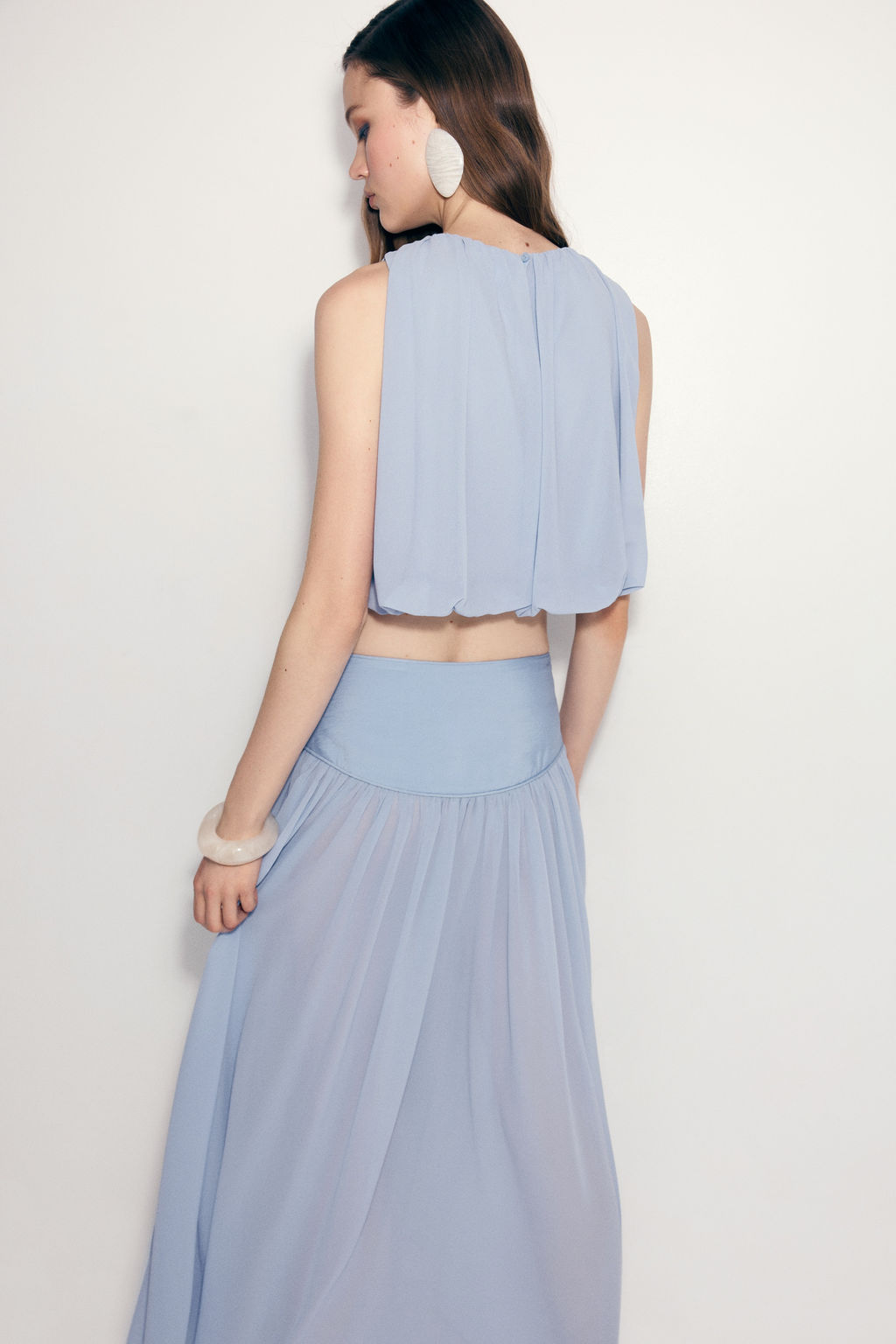 Top drapeado con bajo globo - H&m фото 3