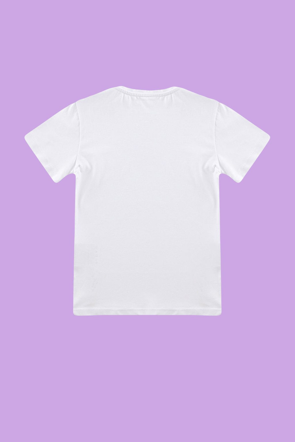 Beyaz-Pembe 2li K?z Cocuk Pamuklu Basic Regular Kal?p K?sa Kol Orme T-Shirt TKDSS24TS00021 - Trendyolmilla фото 8