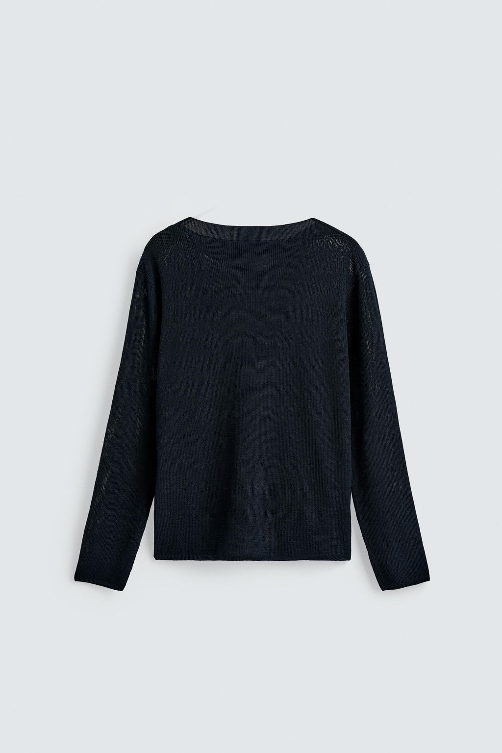 TEXTURED SWEATER WITH MERCERISED FINISH - Zara фото 8