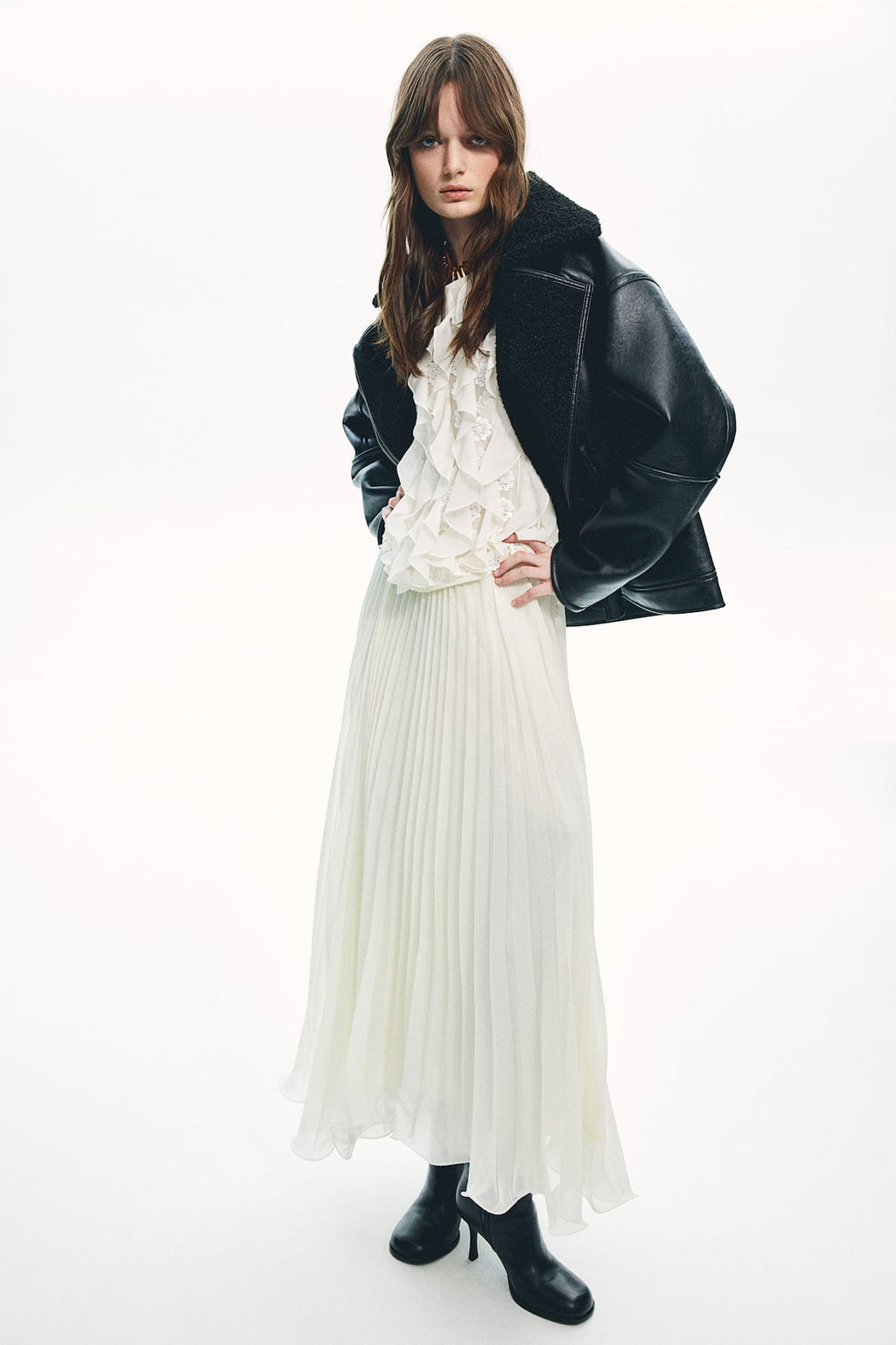 Sleeveless embellished top - H&m фото 2